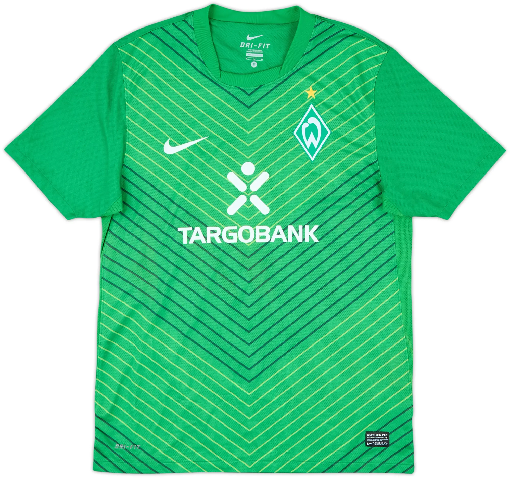 Nike Werder Bremen Mens SS Home Shirt 2011/12