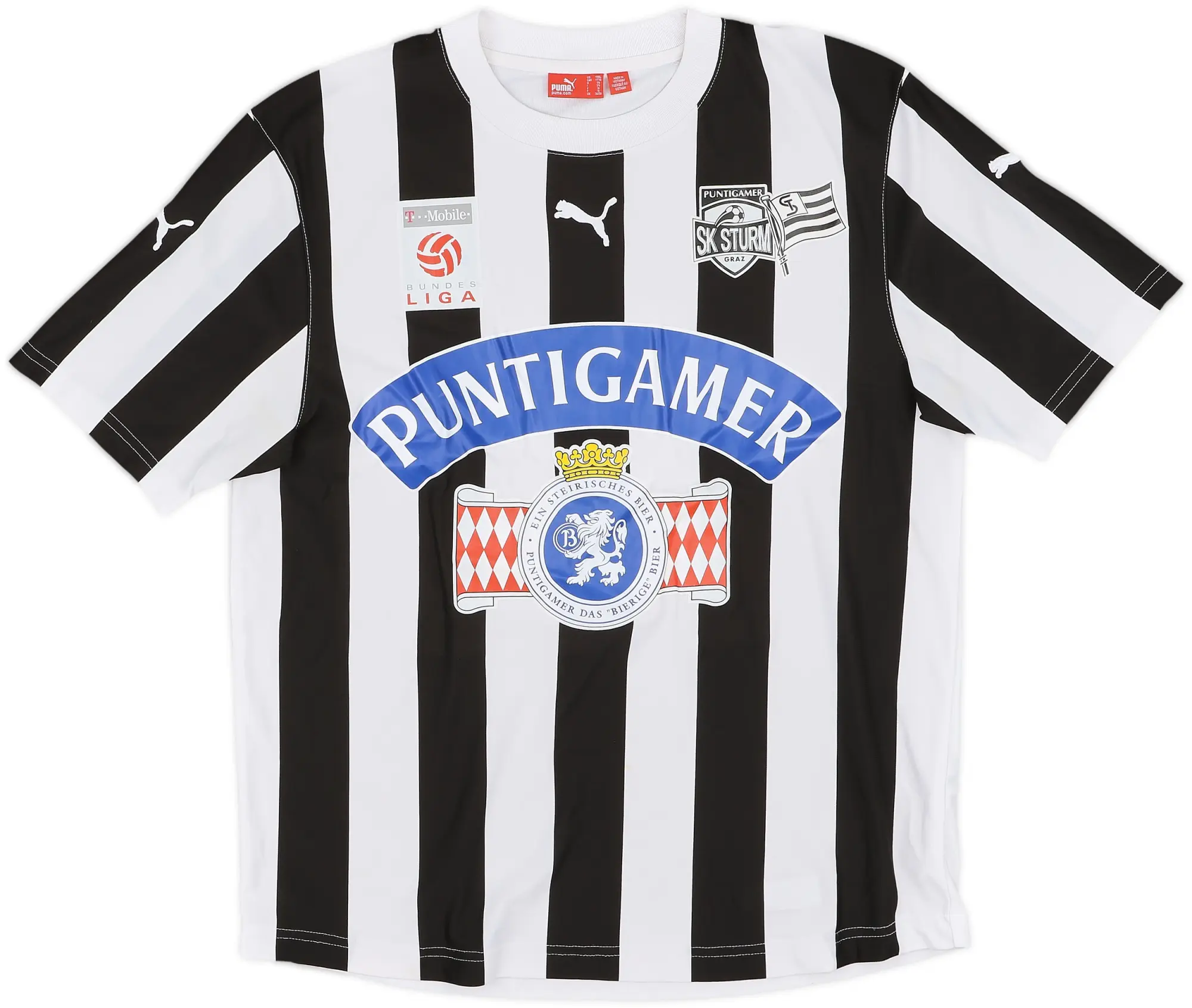 2007-08 Sturm Graz Signed Home Shirt - 8/10 - (XL.Boys)