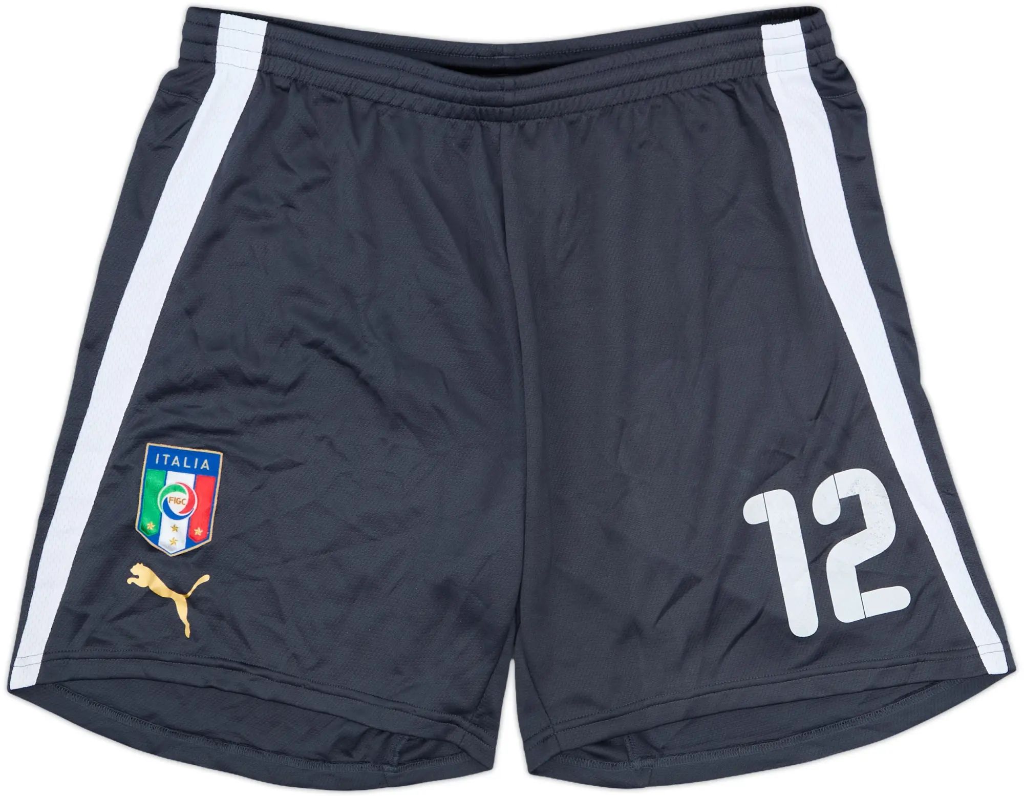 2008-09 Italy GK Shorts #12 - 8/10 - (XL)