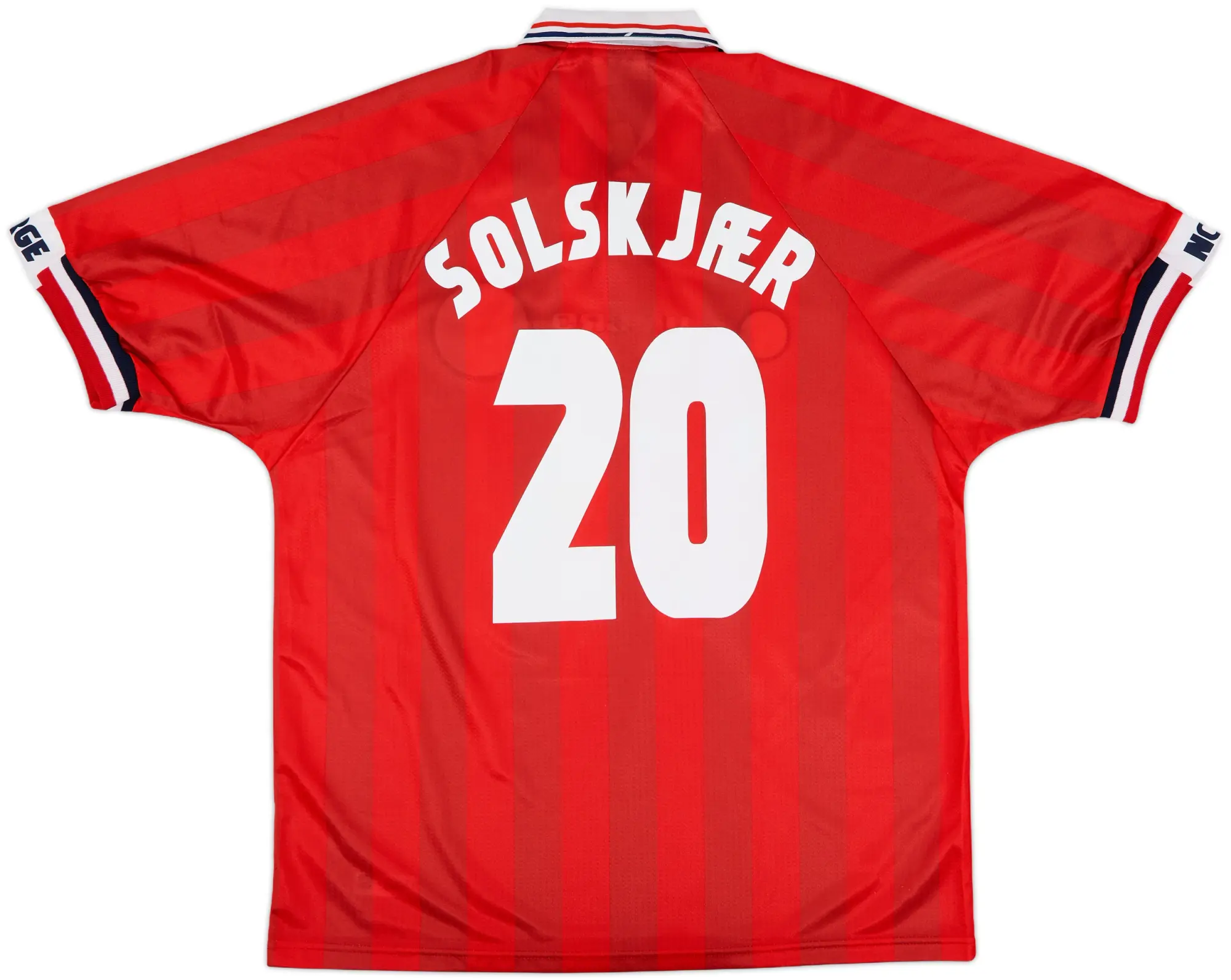 1998-00 Norway Home Shirt Solskjaer #20 (XL)