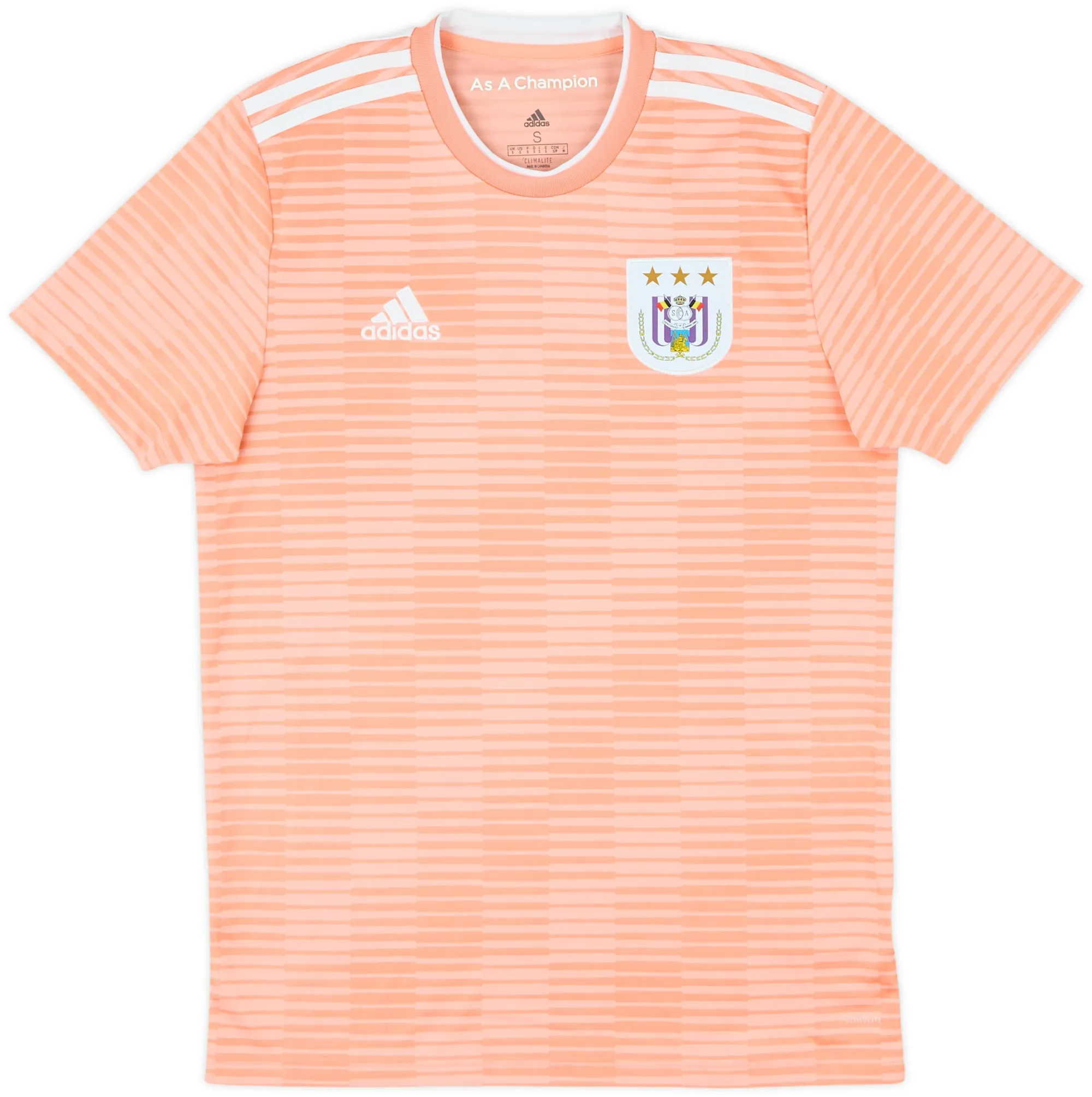 adidas Anderlecht Mens SS Away Shirt 2018/19