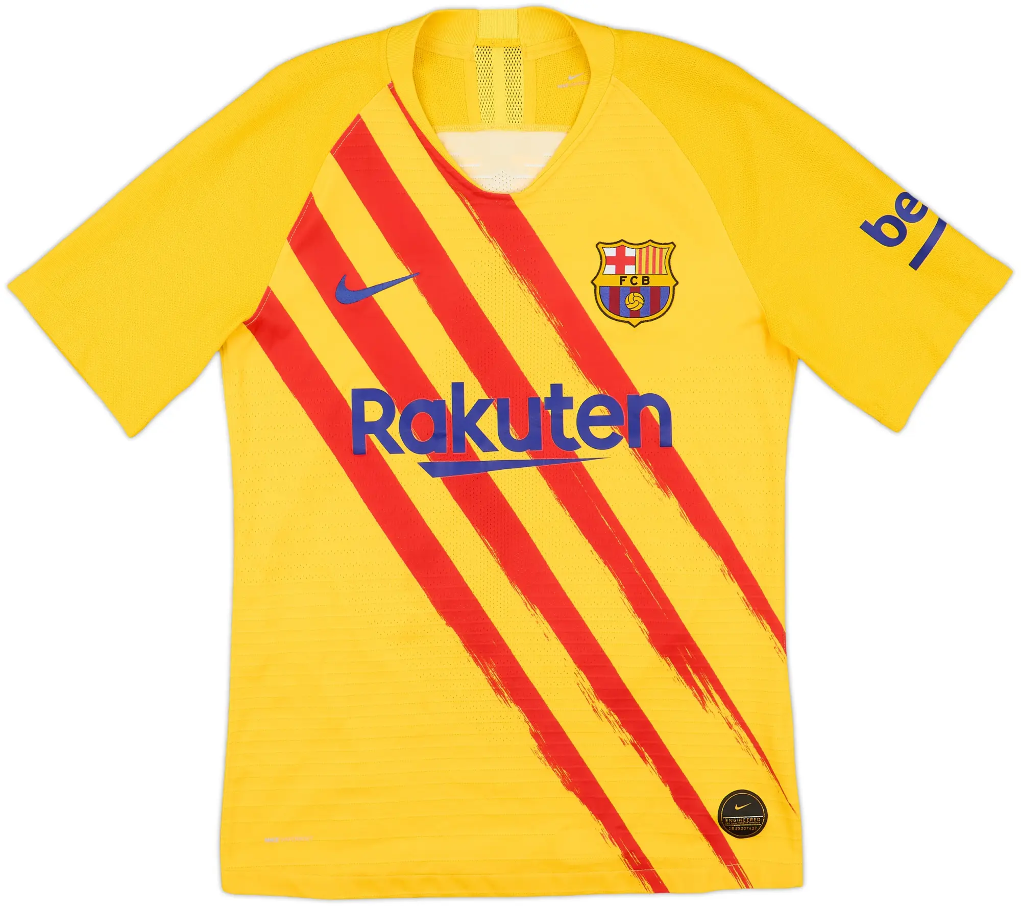 Nike Barcelona Mens SS Player Issue Fourth Shirt 2019/20