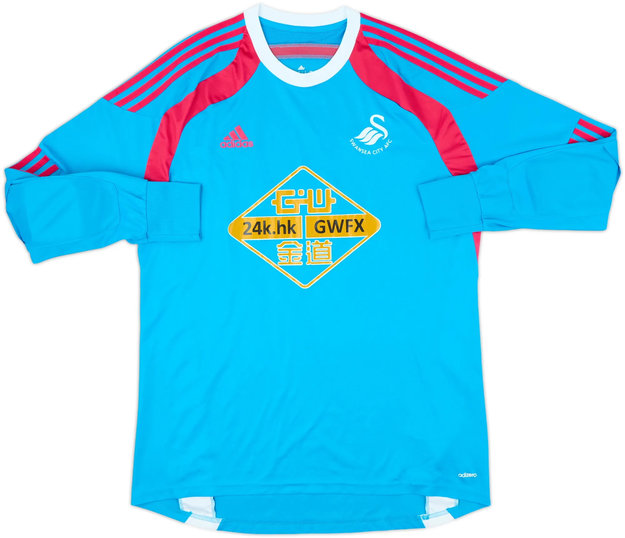 adidas Swansea City Mens LS Goalkeeper Home Shirt 2014/15
