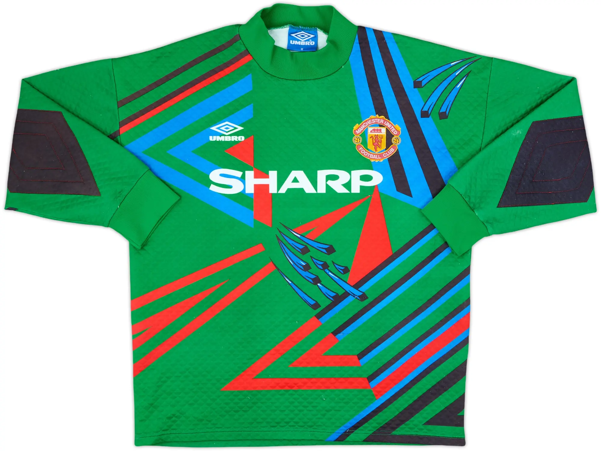 1992-93 Manchester United GK Shirt #1 - 8/10 - (M)