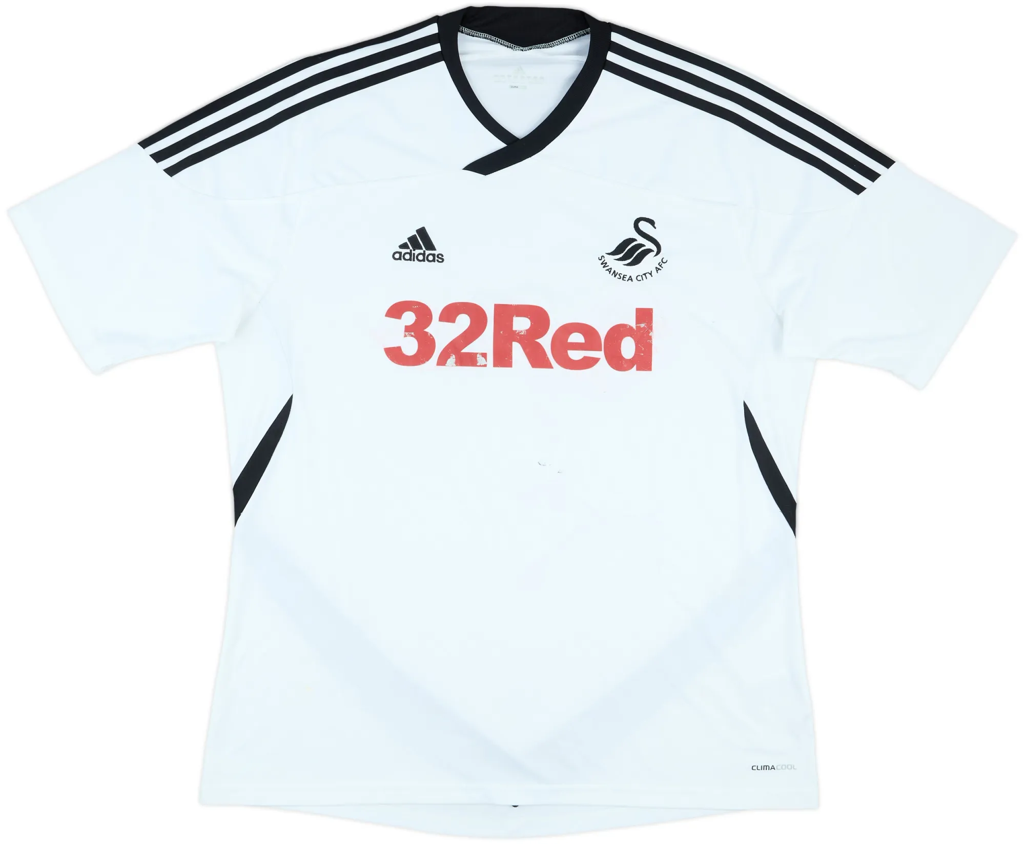 adidas Swansea City Mens SS Home Shirt 2011/12