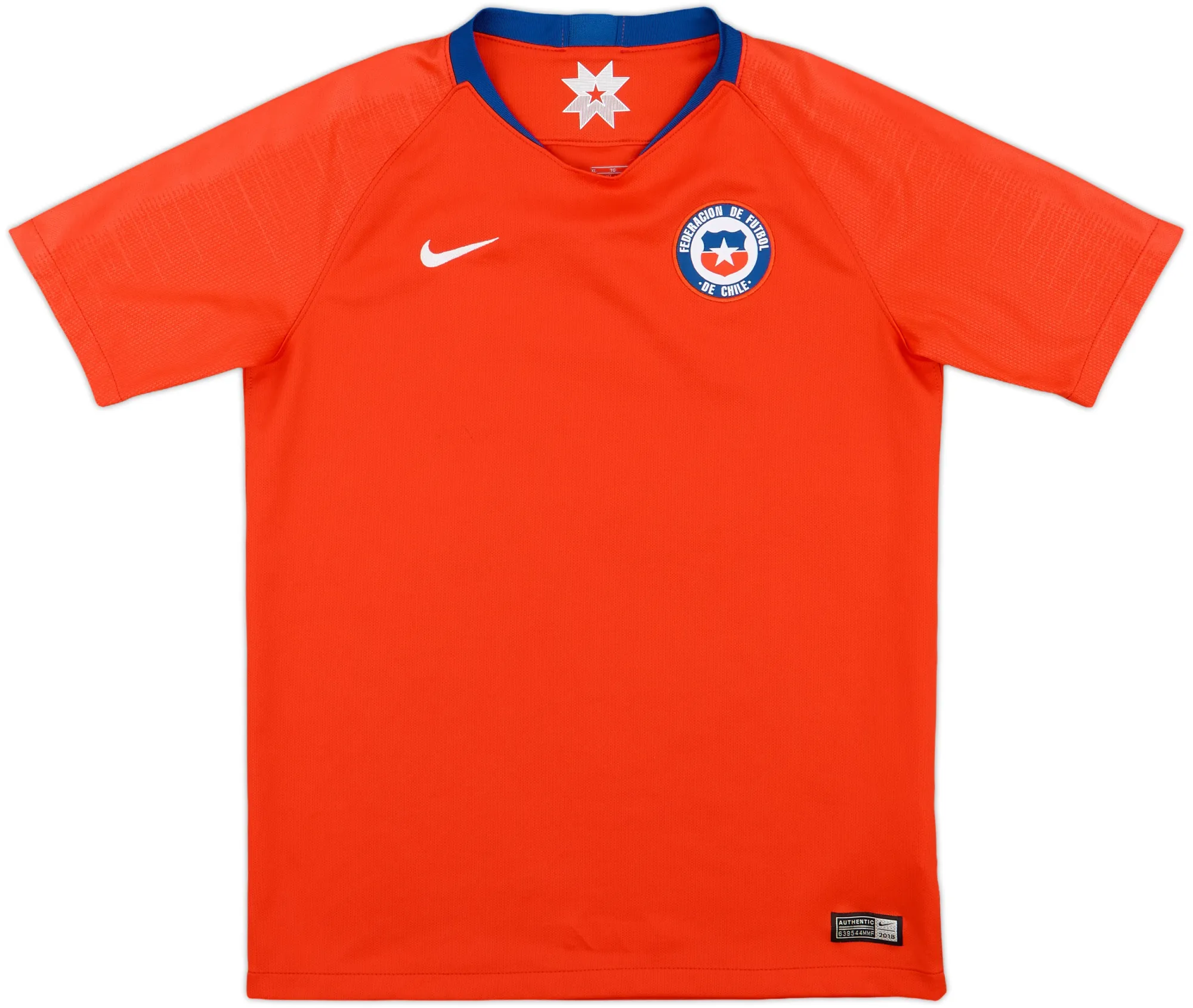 Nike Chile Boys SS Home Shirt 2018