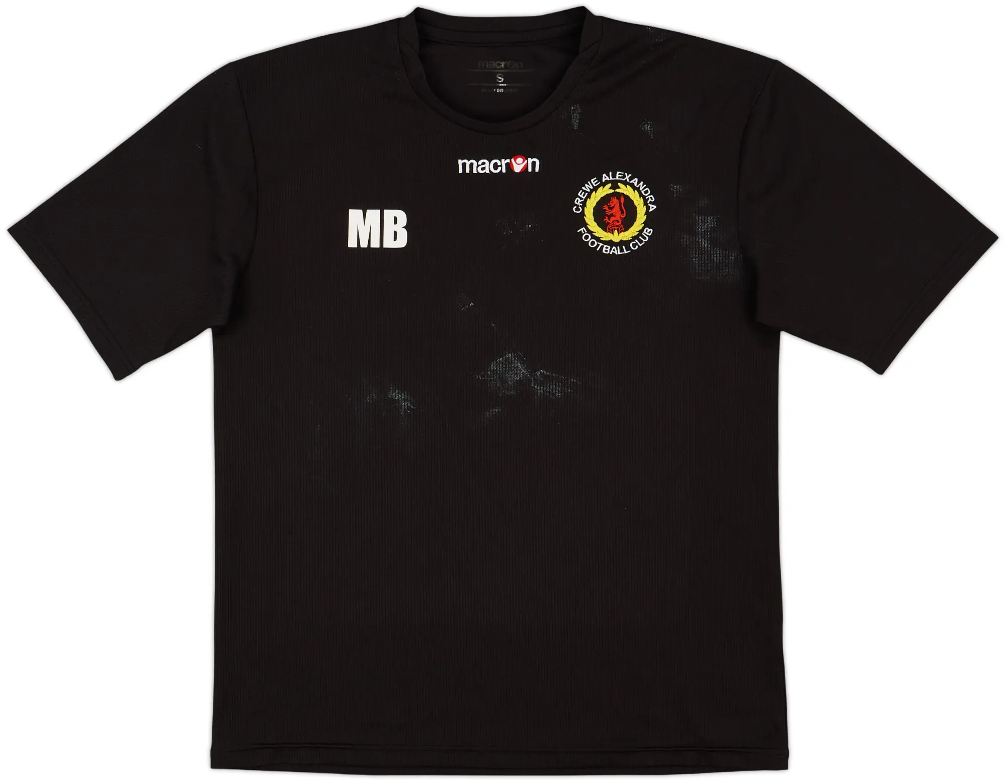 2010-11 Crewe Alexandra Macron Staff Issue Training Shirt MB - 4/10 - (S)