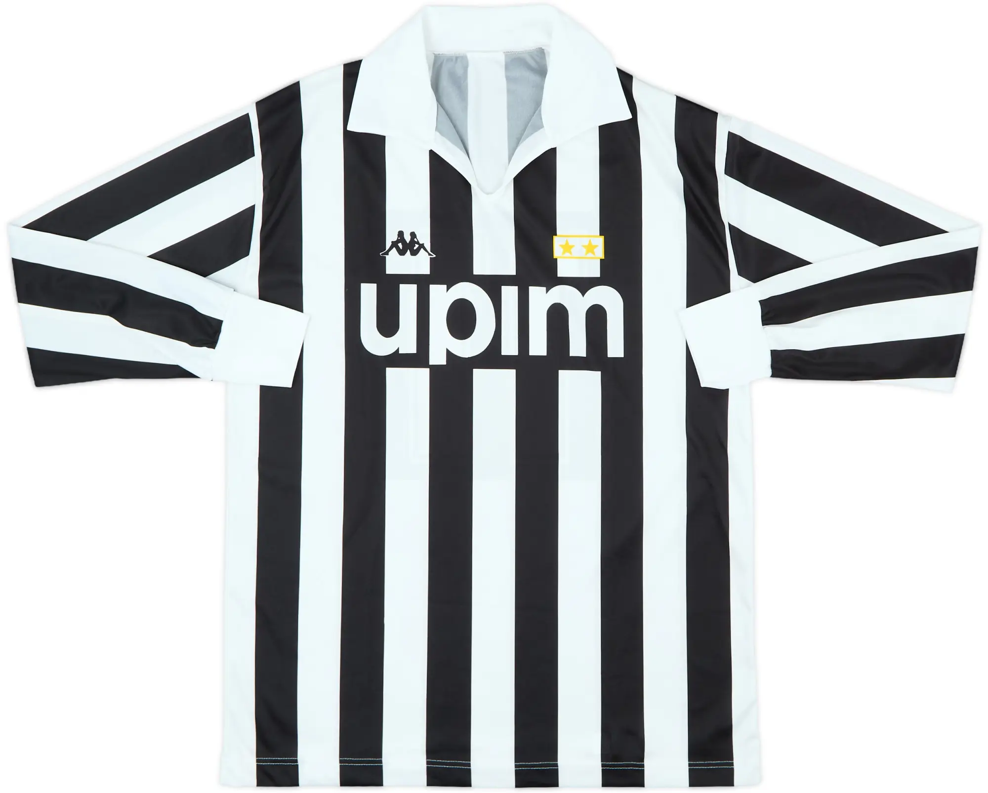 1991-92 Juventus Basic Home L/S Shirt #11 - 9/10 - (L)