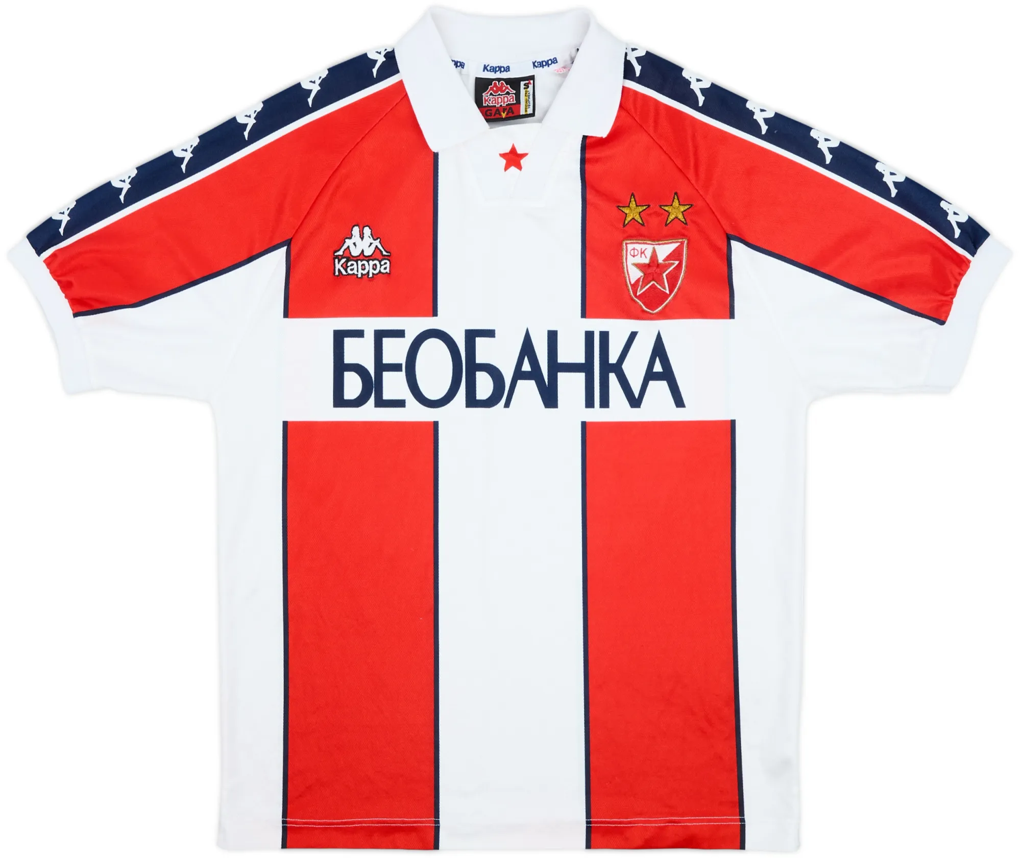 Kappa Red Star Mens SS Home Shirt 1997/98