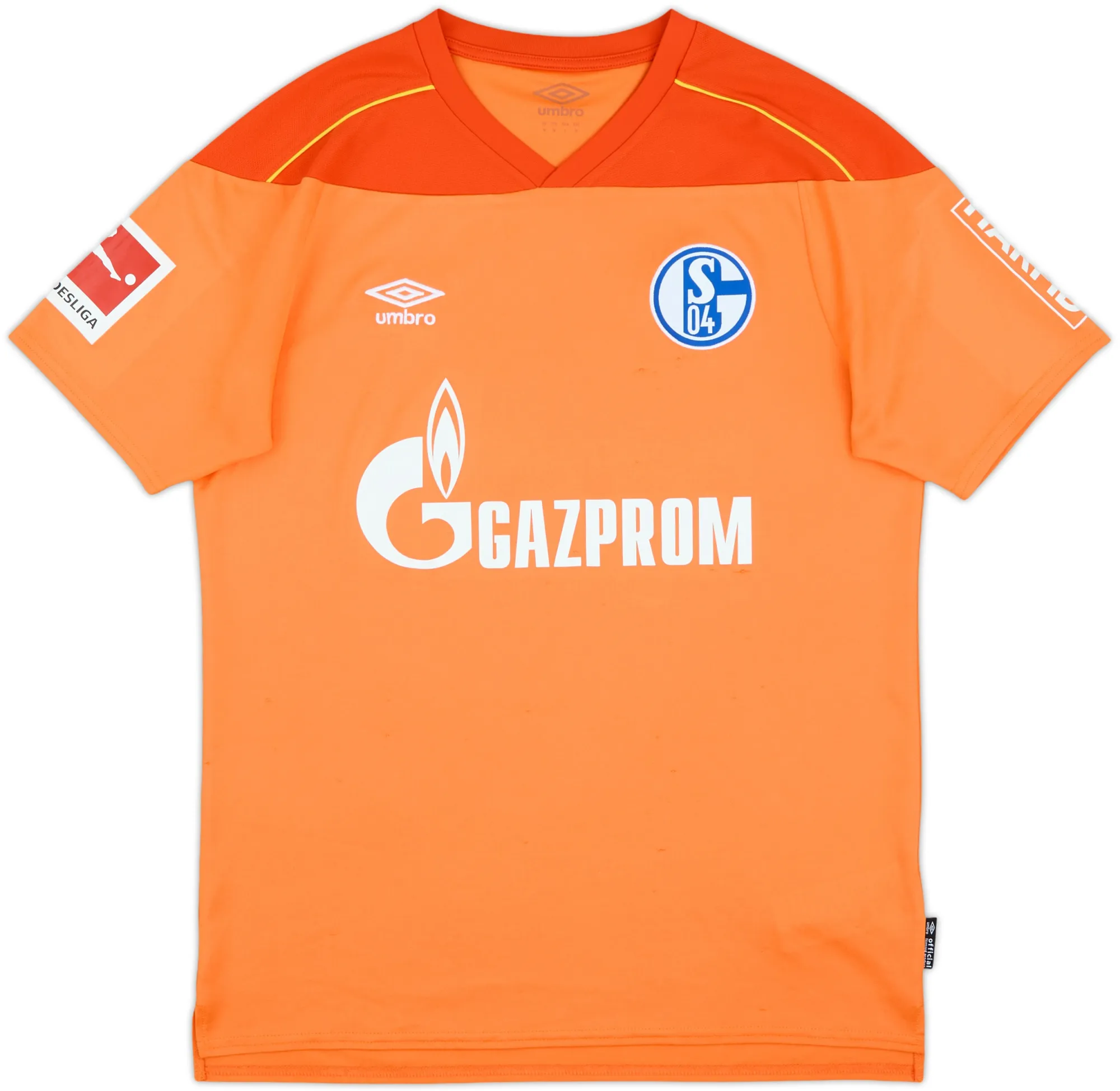 Umbro Schalke 04 Mens LS Goalkeeper Home Shirt 2020/21