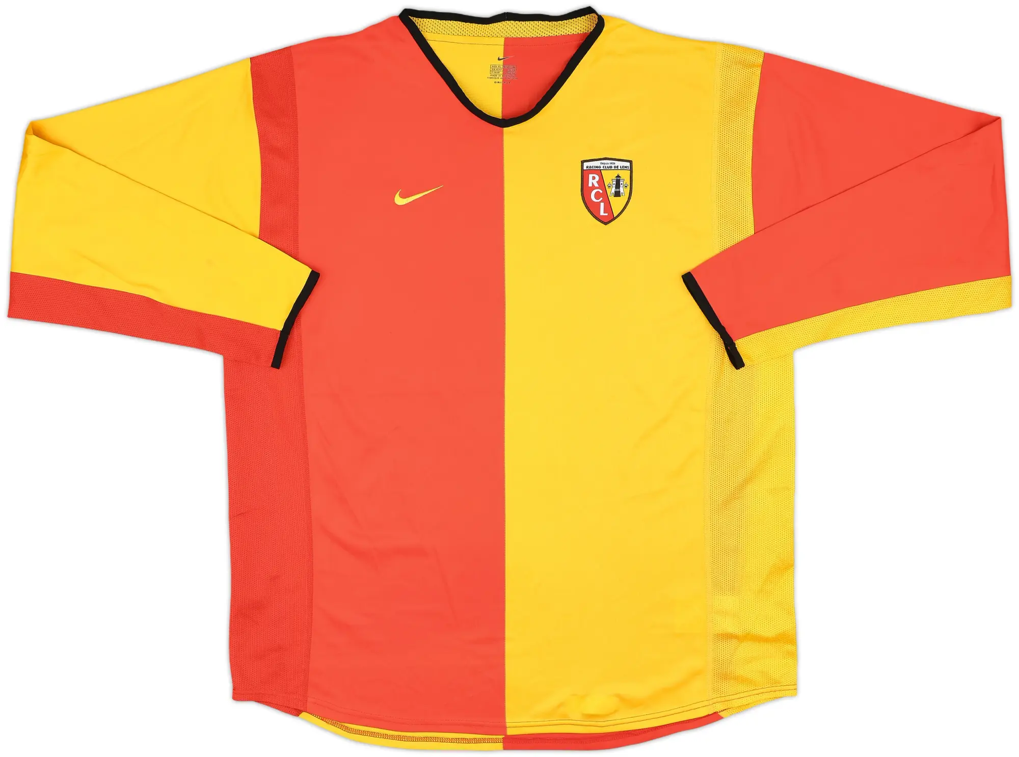 2001-02 Lens Player Issue Home L/S Shirt - 10/10 - (M)