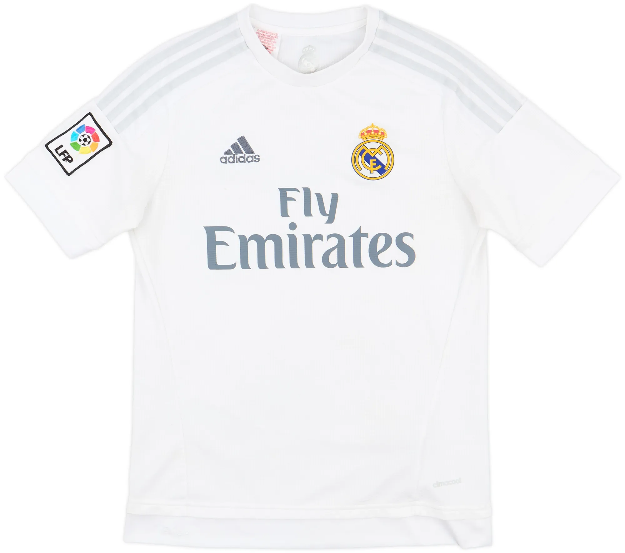 adidas Real Madrid Boys SS Home Shirt 2015/16