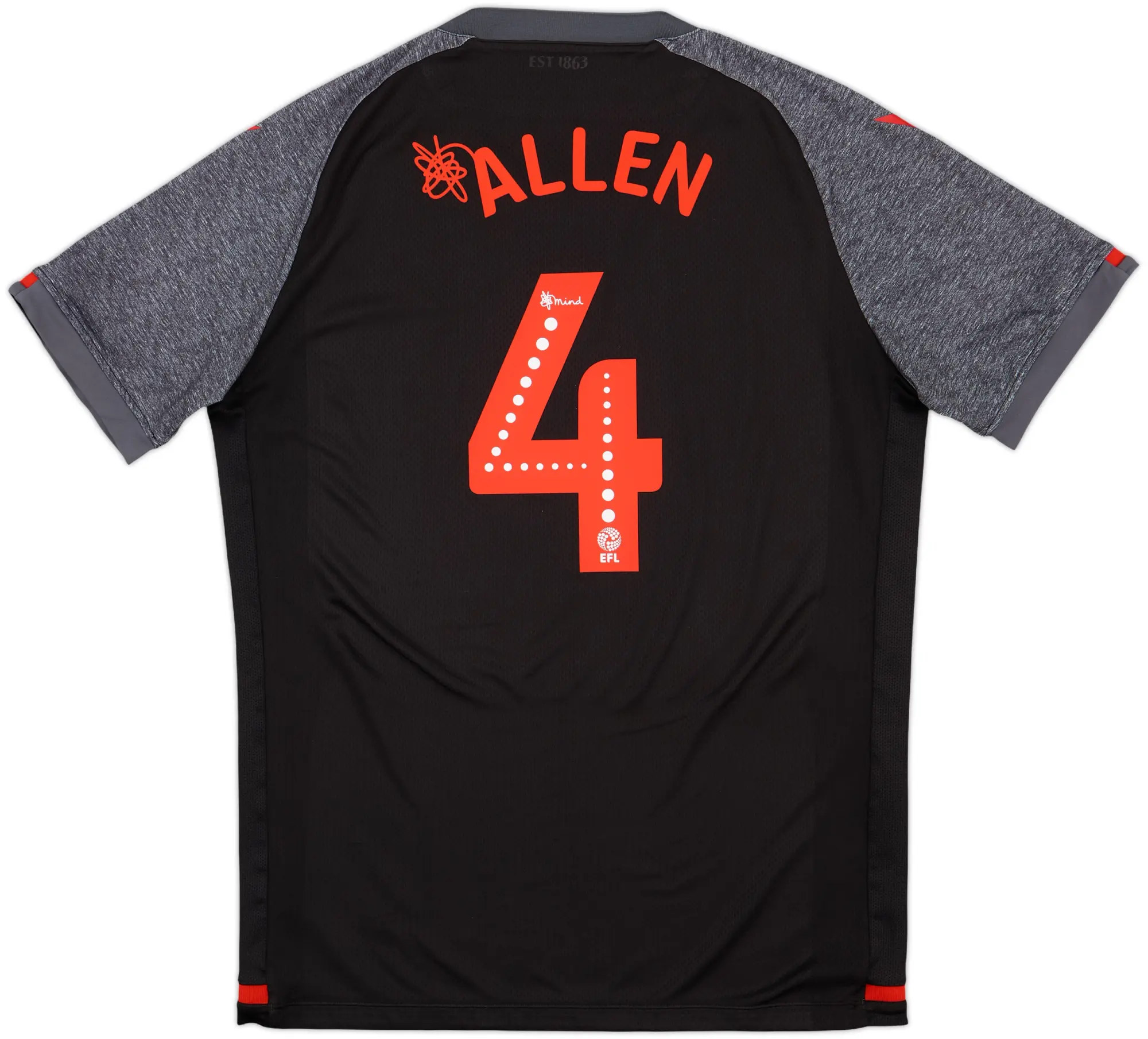 2019-20 Stoke City Away Shirt Allen #4 - 10/10 - (XXL)