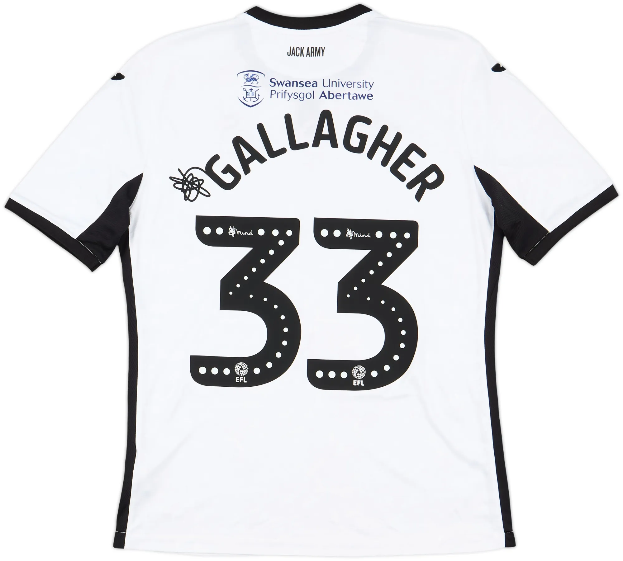 Joma Swansea City Mens SS Home Shirt 2019/20