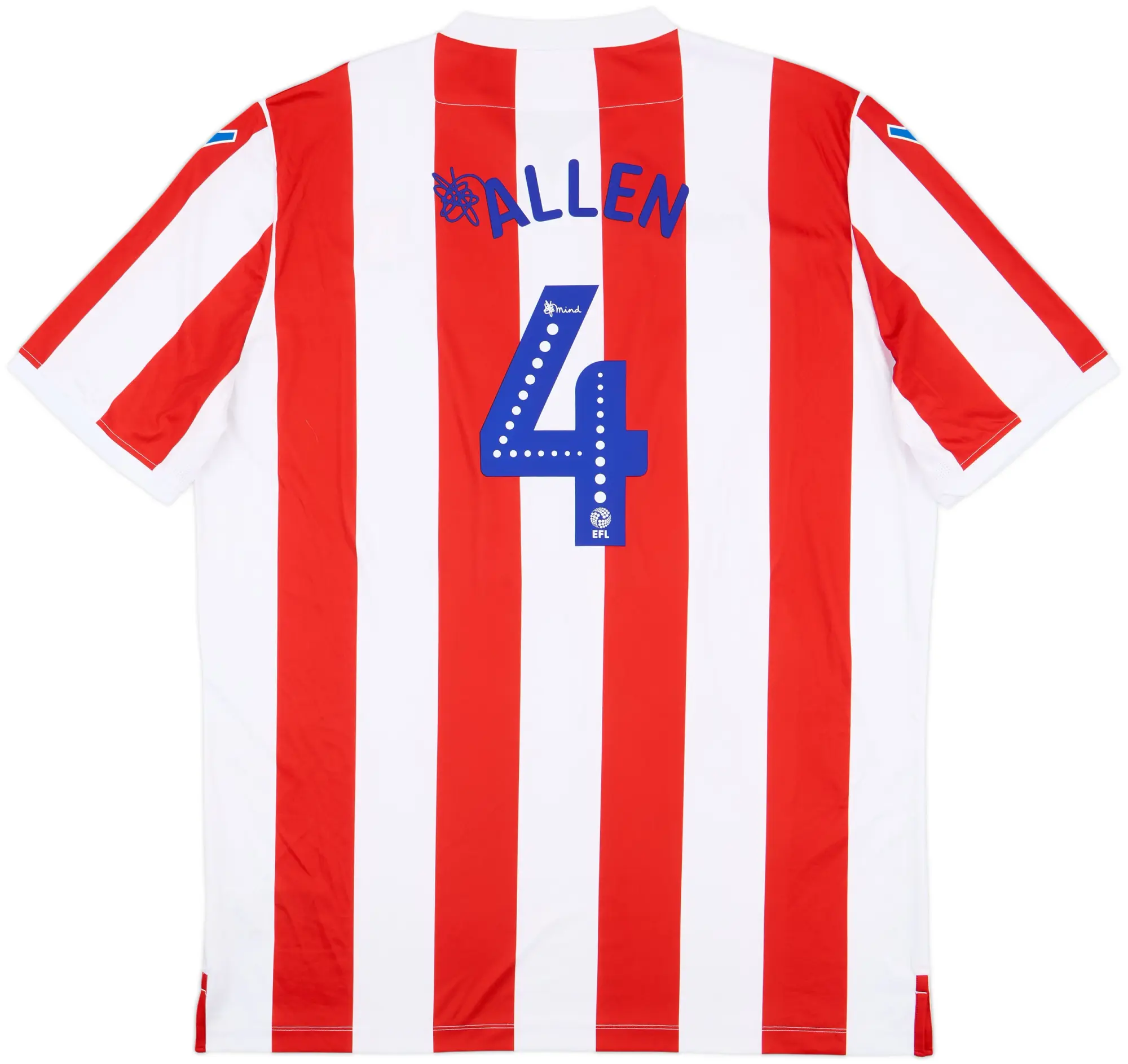 2018-19 Stoke City Home Shirt Allen #4 - 8/10 - (5XL)