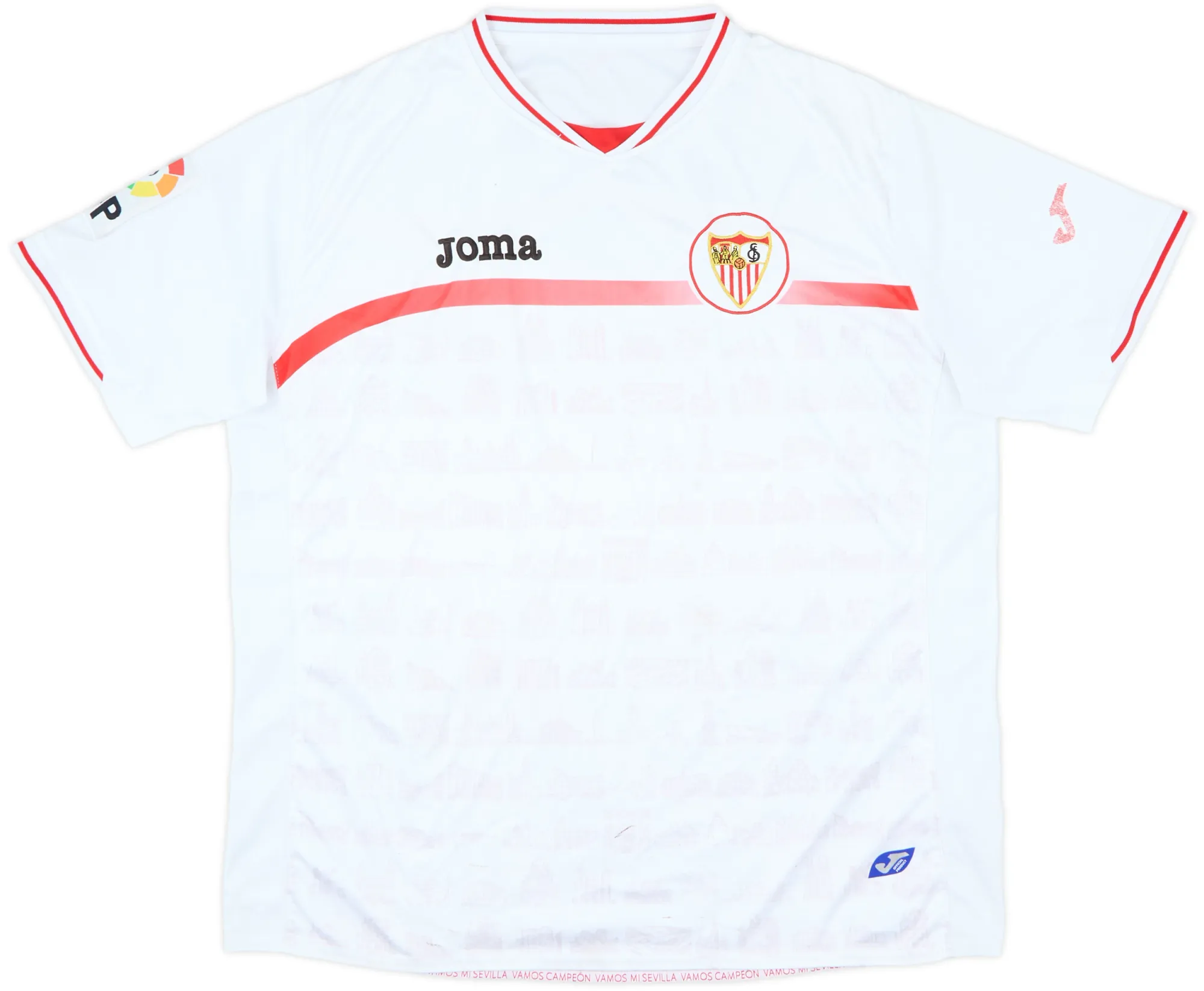 Joma Sevilla Mens SS Home Shirt 2010/11