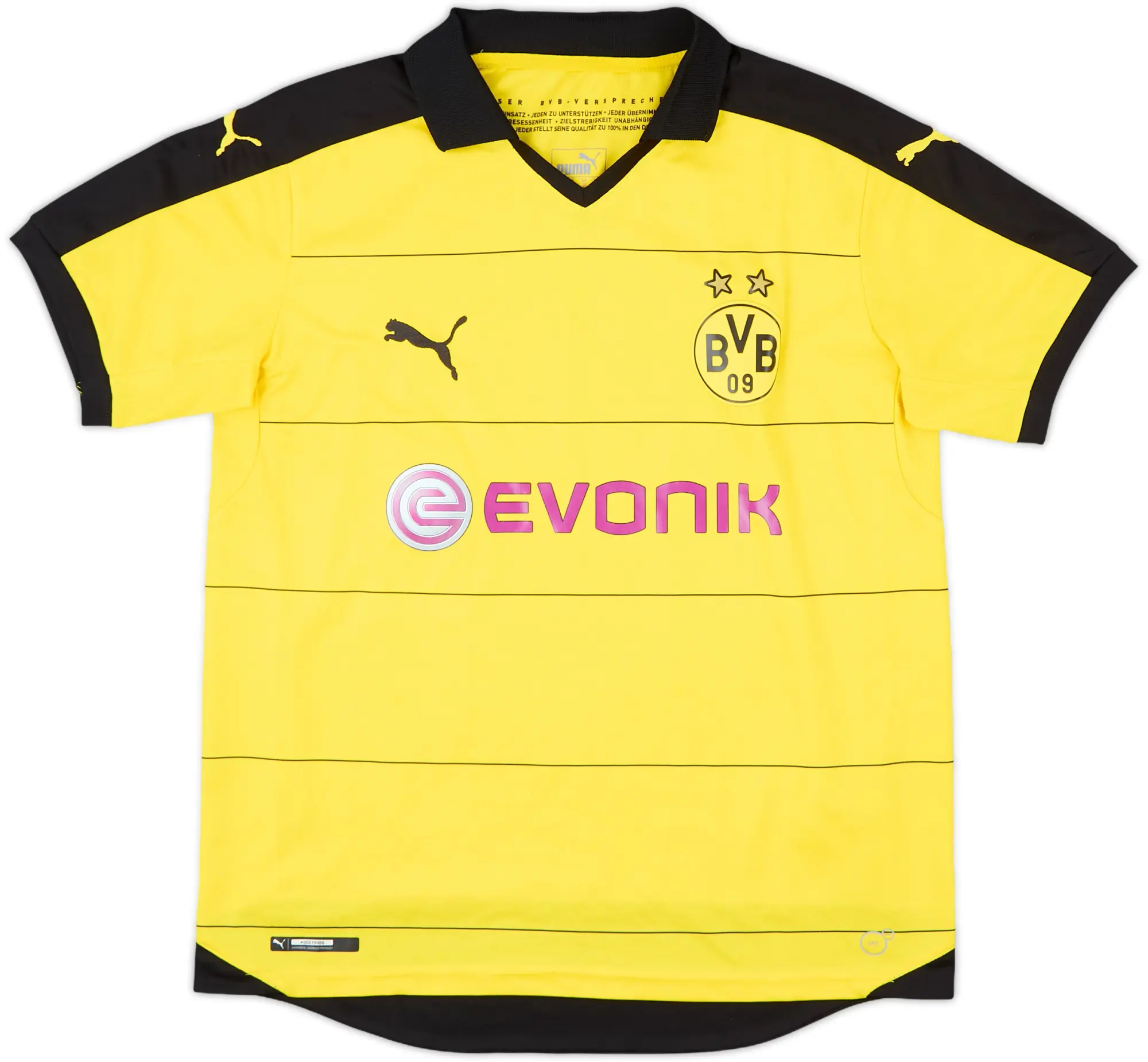 2015-16 Borussia Dortmund Home Shirt - 9/10 - (XS)