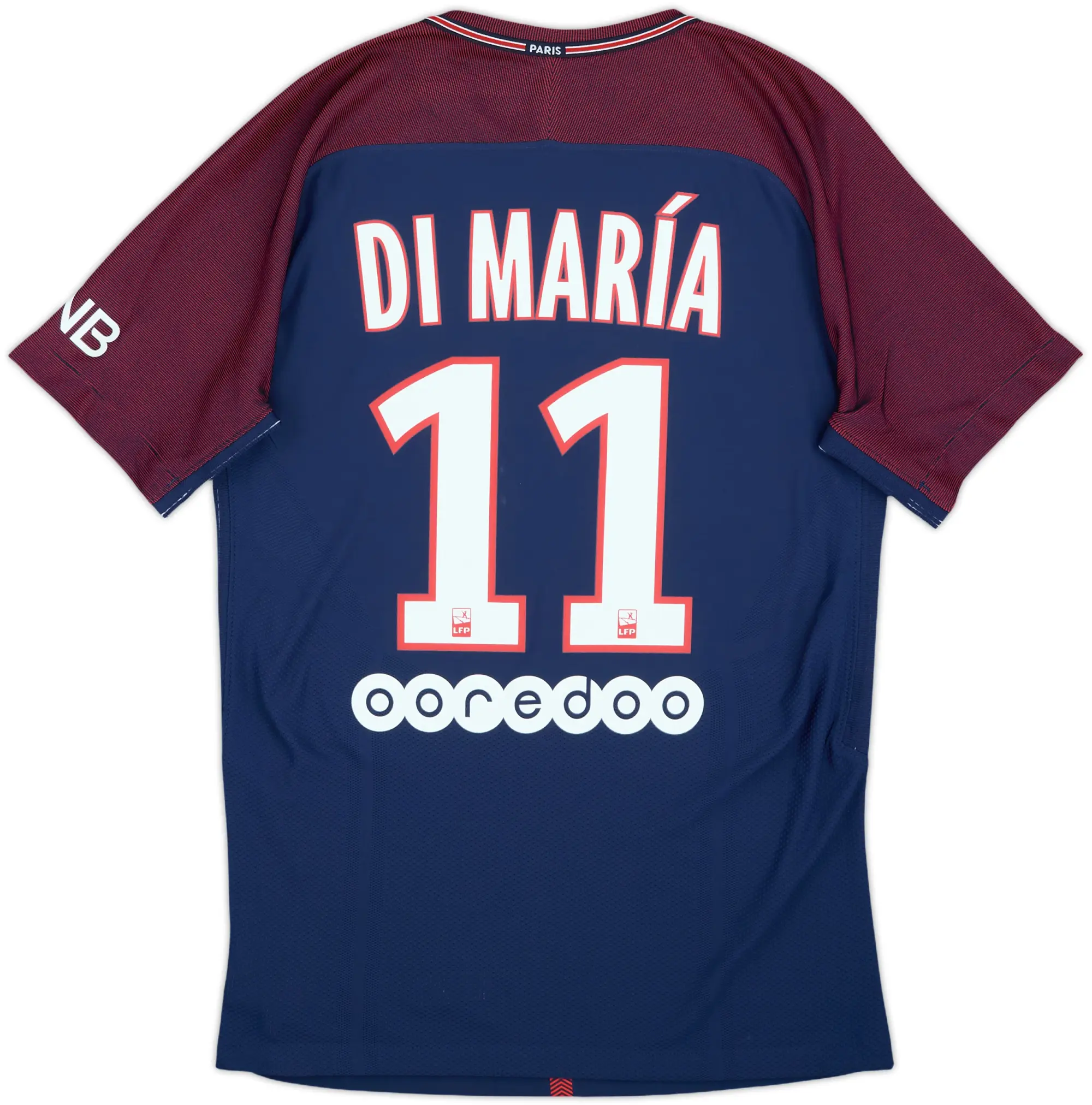 2017-18 Paris Saint-Germain Authentic Home Shirt Di Maria #11 - 9/10 - (S)