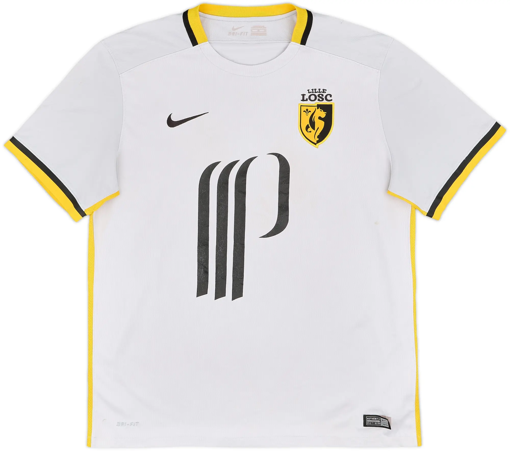 2015-16 Lille Away Shirt - 5/10 - (XL)