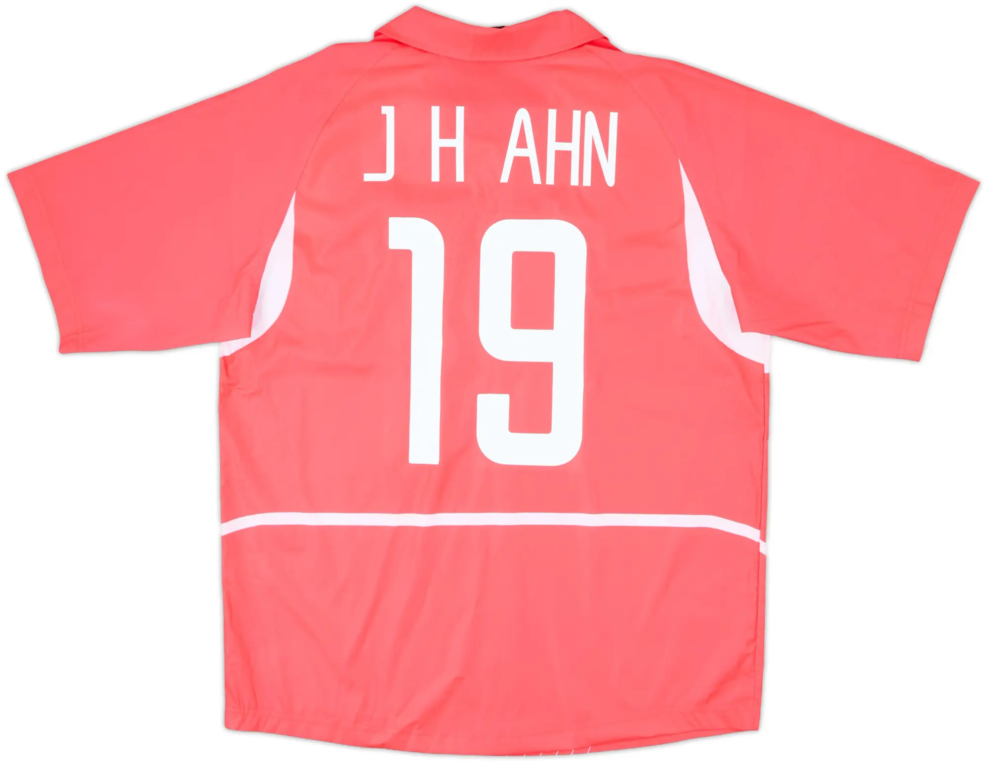 2002-03 South Korea Home Shirt J.H.Ahn #19 - 9/10 - (L)