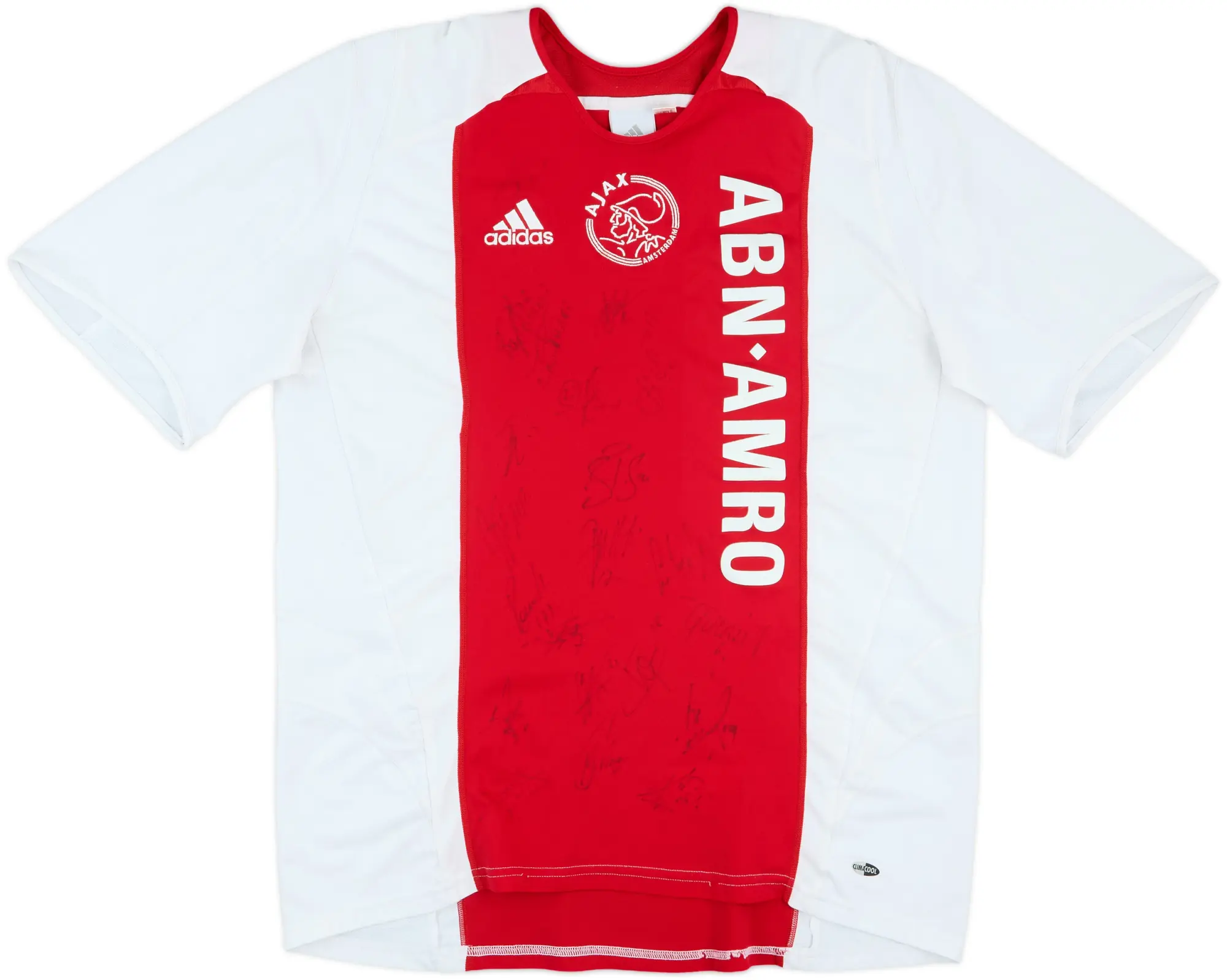 2005-06 Ajax Signed Home Shirt - 8/10 - (L)