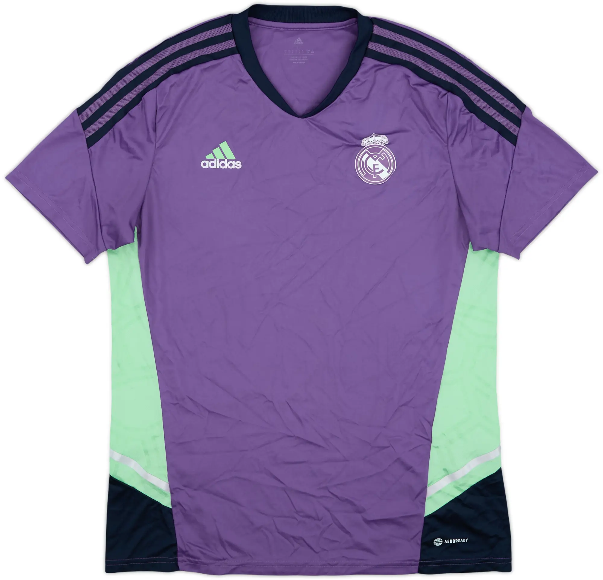 2022-23 Real Madrid adidas Training Shirt - 10/10 - (L)