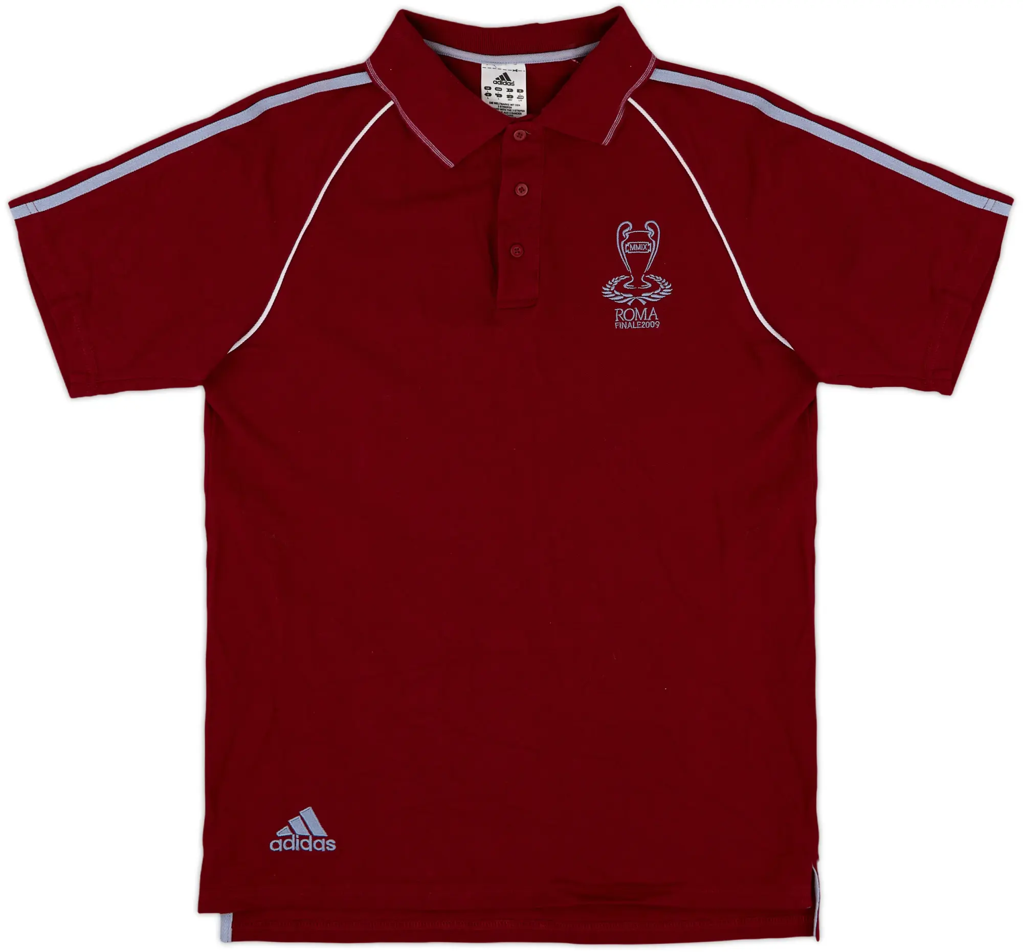 2009 adidas 'Roma Finale 2009' Promotional Polo Shirt - 9/10 - (L)