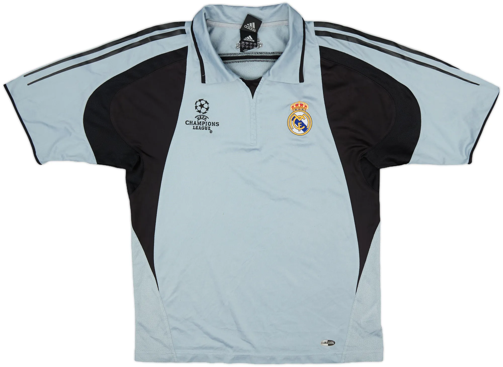 adidas Real Madrid Mens SS Home Champions League Shirt 2004/05