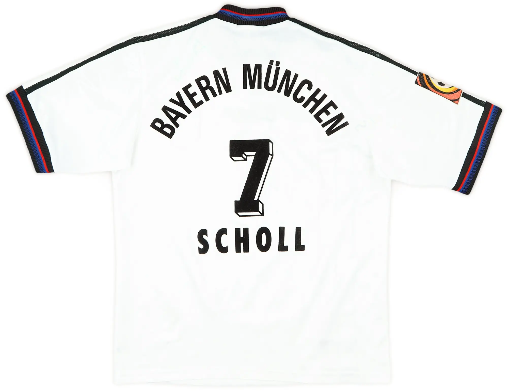 1996-98 Bayern Munich Signed Away Shirt Scholl #7 - 7/10 - (Y)