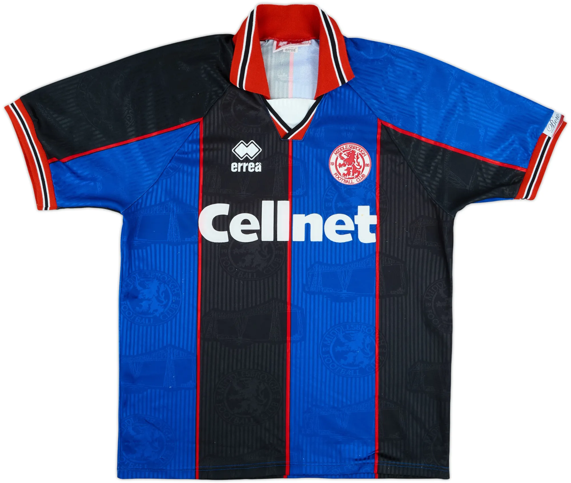 Errea Middlesbrough Mens SS Player Issue Away Shirt 1995/96