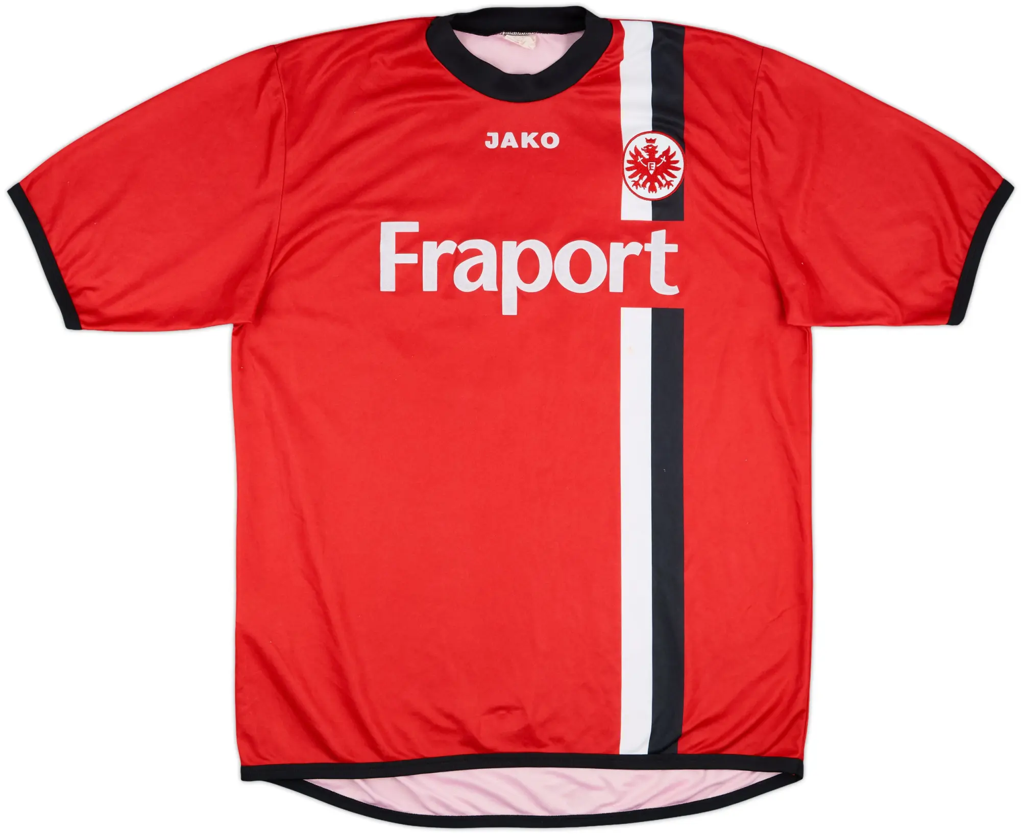 2005-06 Eintracht Frankfurt Match Issue Squad Signed Home Shirt #18