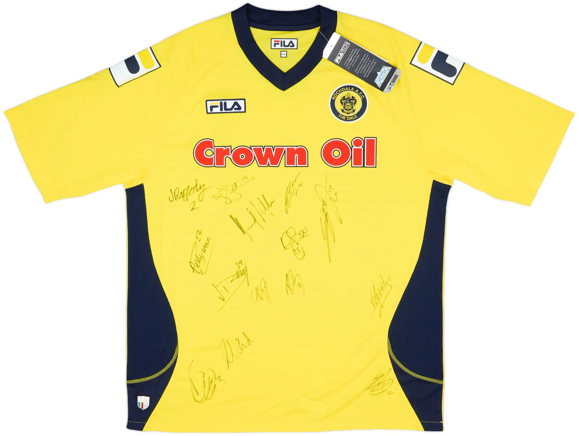2014-15 Rochdale Squad Signed Away Shirt (XXL)