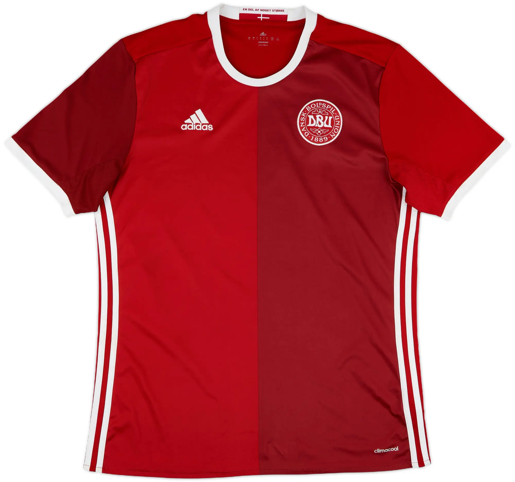 adidas Denmark Mens SS Home Shirt 2015