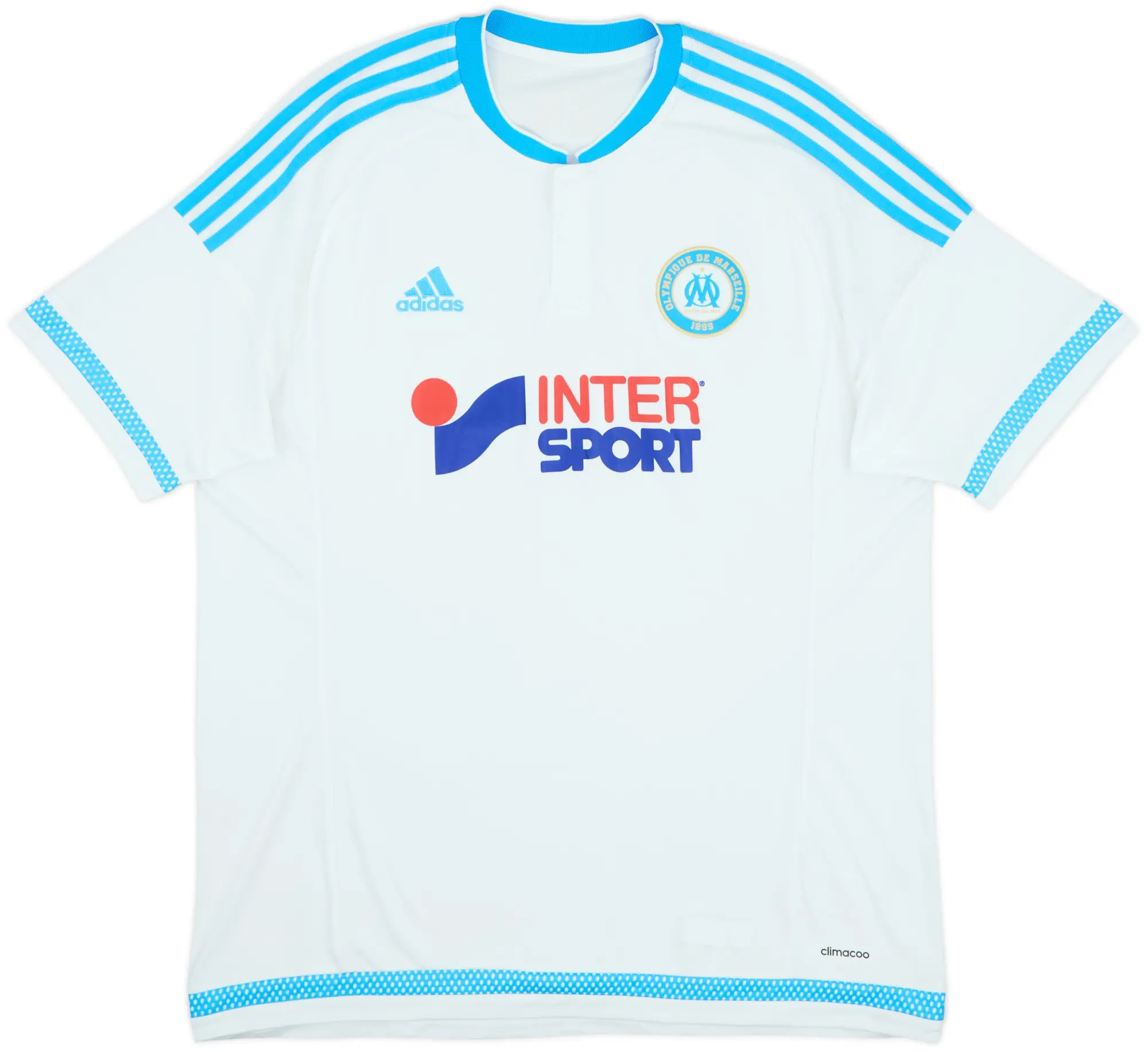 2015-16 Olympique Marseille Home Shirt - 8/10 - (XL)