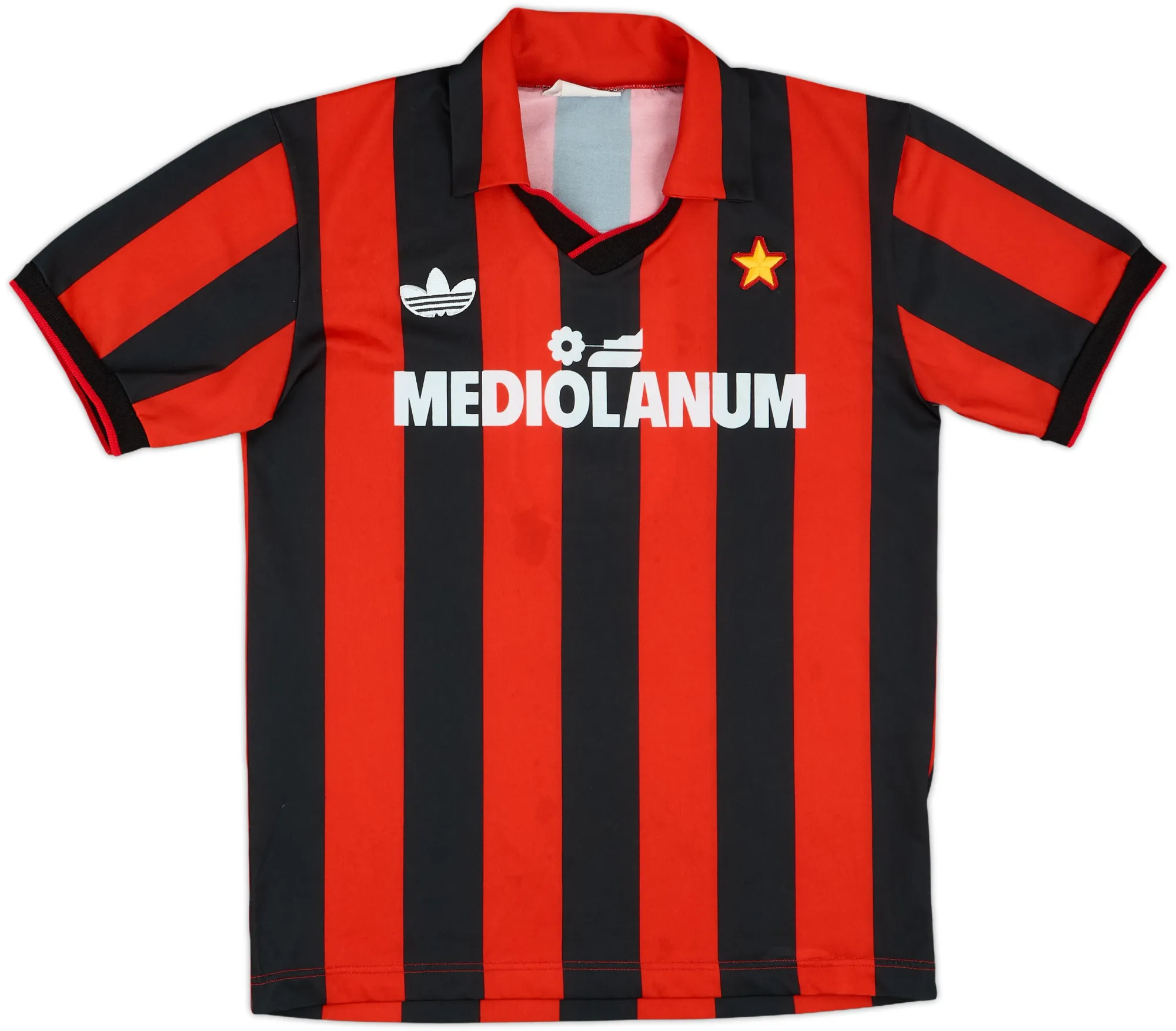 adidas AC Milan Mens SS Home Shirt 1991/92