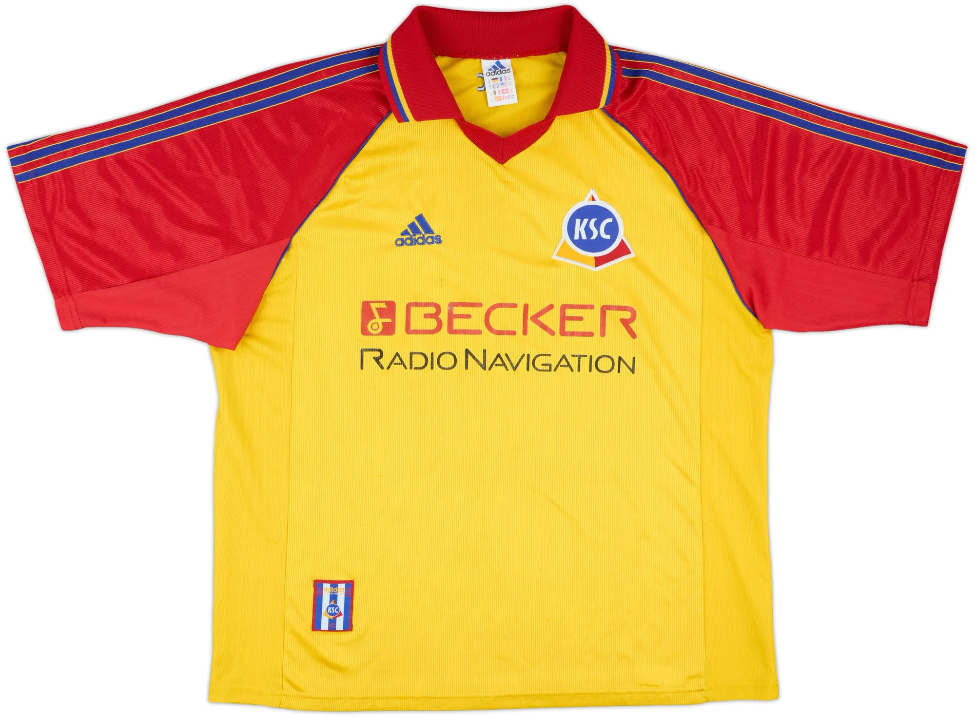 adidas Karlsruher Mens SS Away Shirt 1998/99