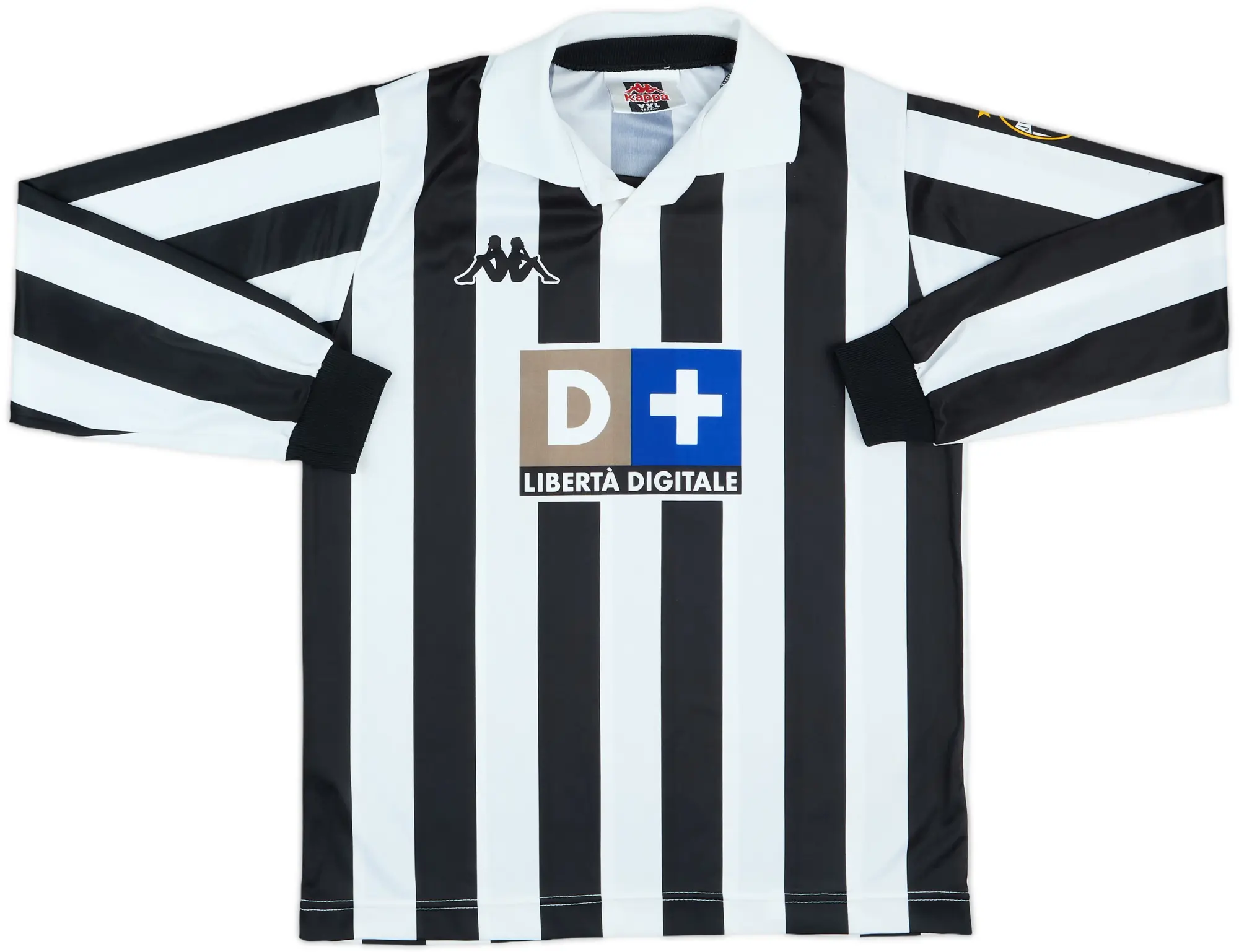 1998-99 Juventus Basic Home L/S Shirt #13 - 5/10 - (XL.Boys)