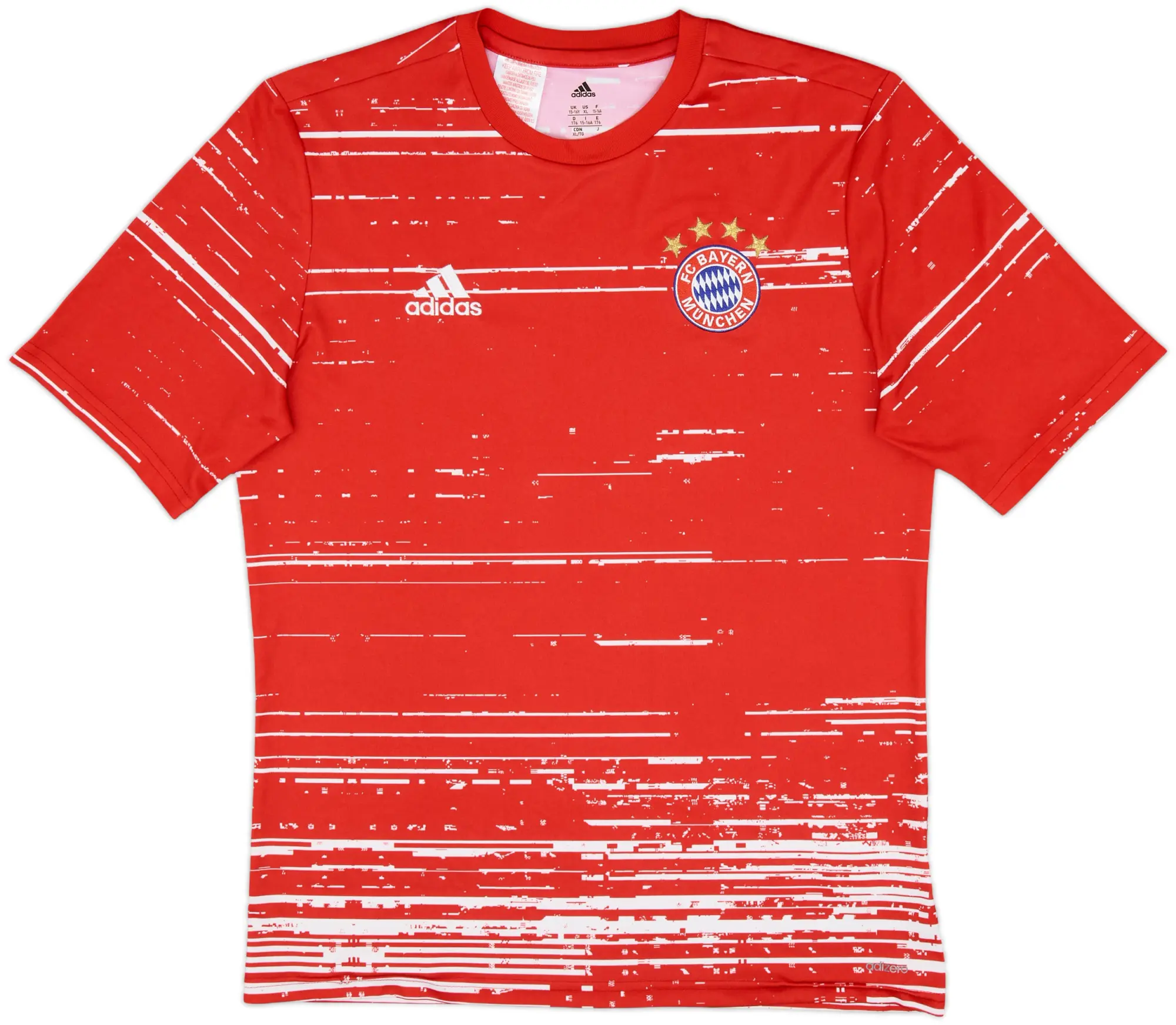 adidas Bayern Munich Boys SS Home Shirt 2016/17