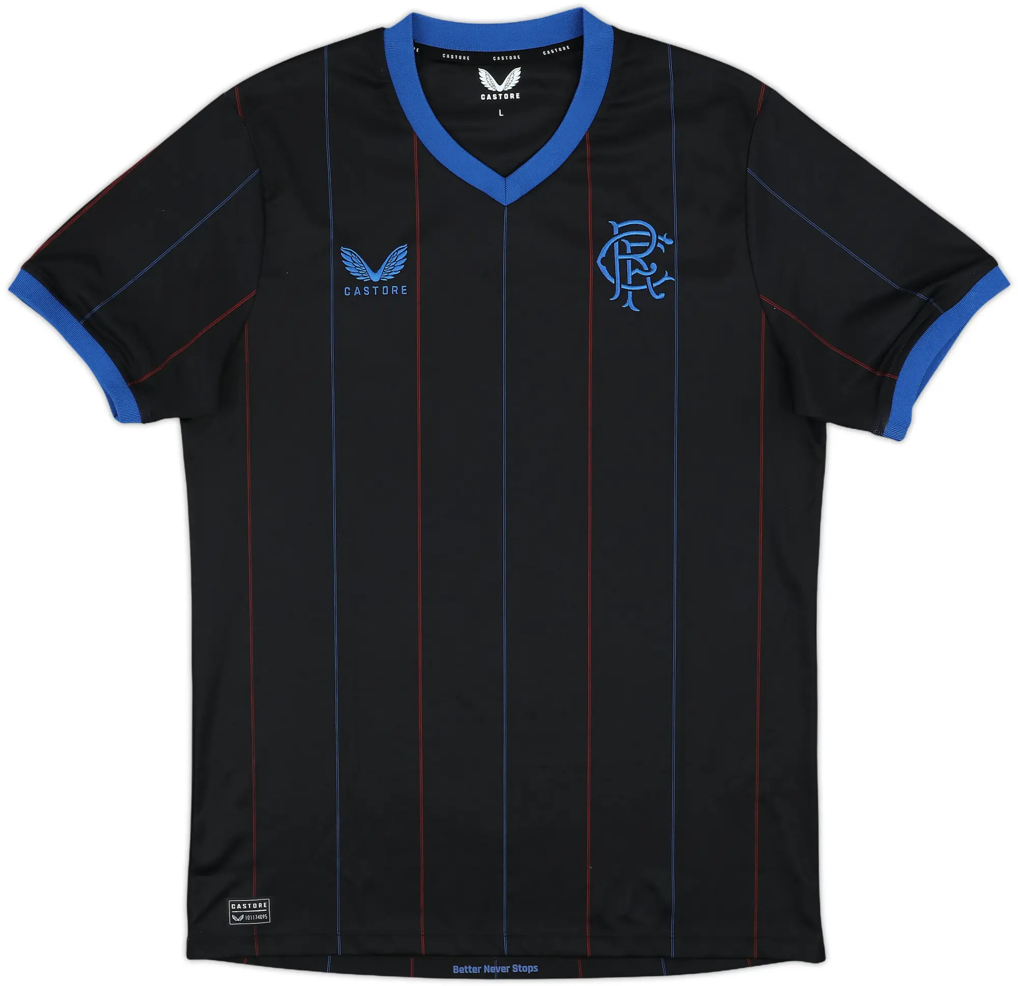 2022-23 Rangers Fourth Shirt - 10/10 - (L)