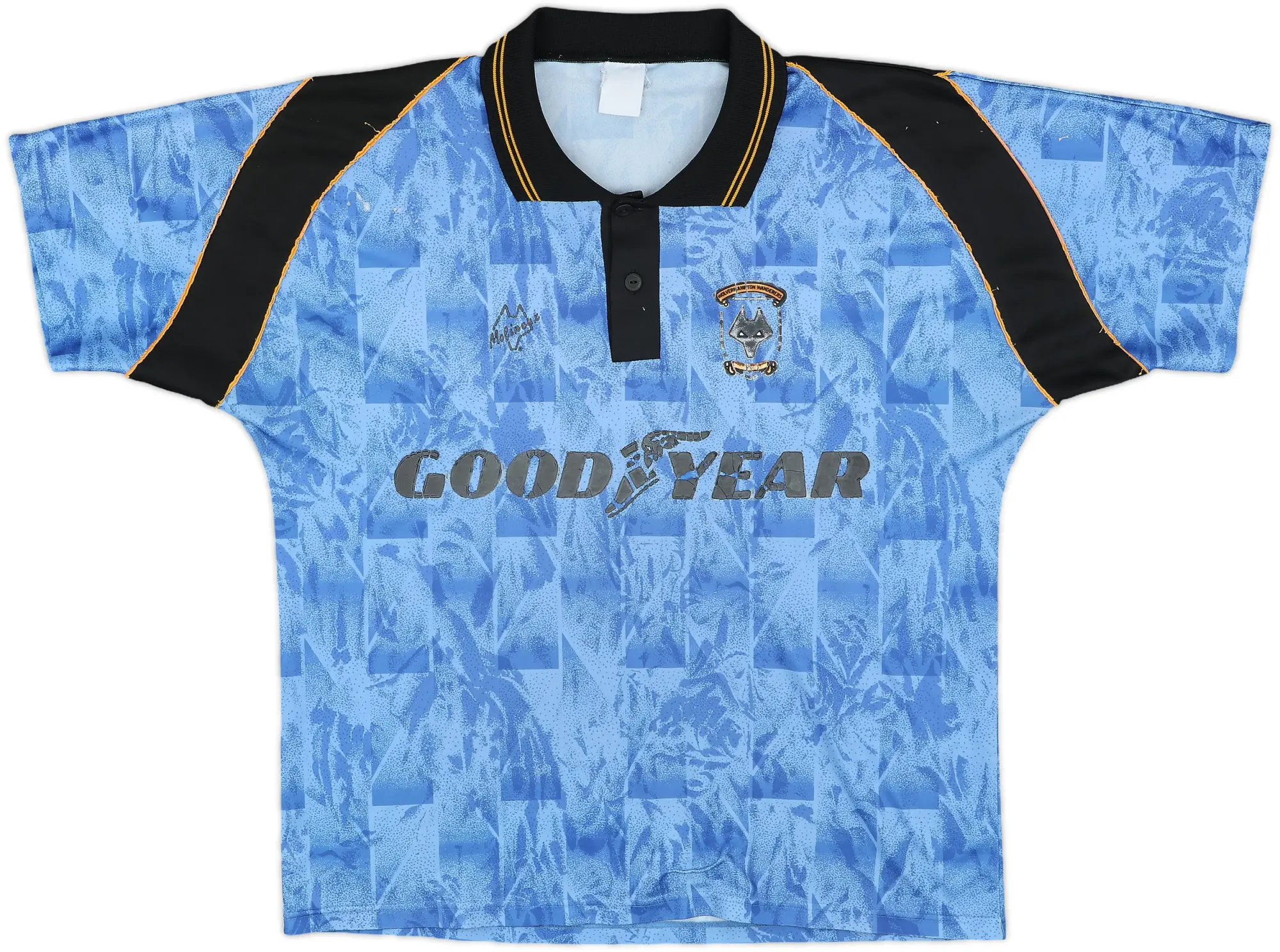 1992-94 Wolves Away Shirt - 6/10 - (XXL)
