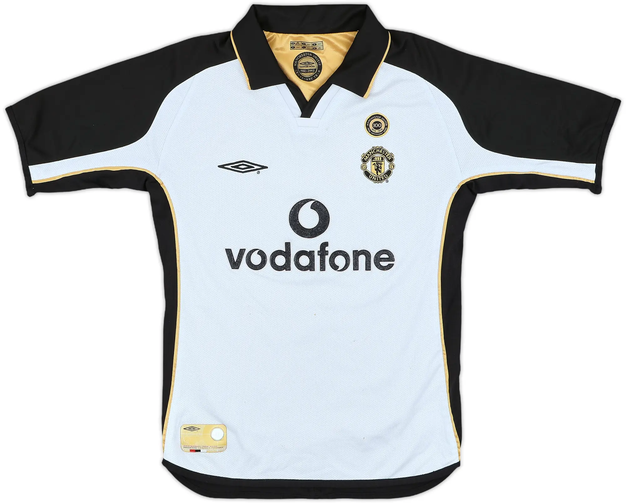 2001-02 Manchester United Centenary Away/Third Shirt - 5/10 - (S.Boys)
