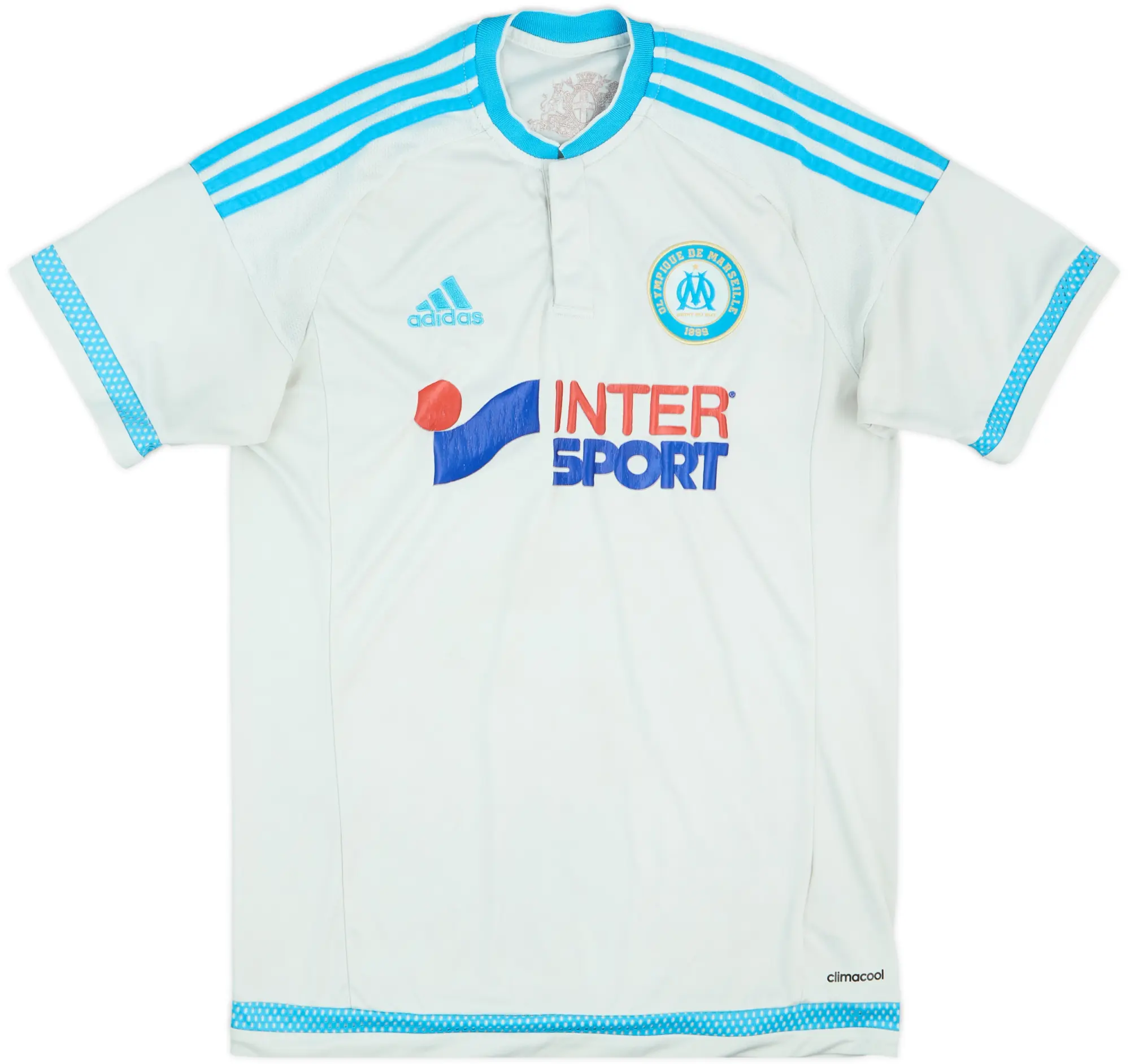 2015-16 Olympique Marseille Home Shirt - 4/10 - (S)