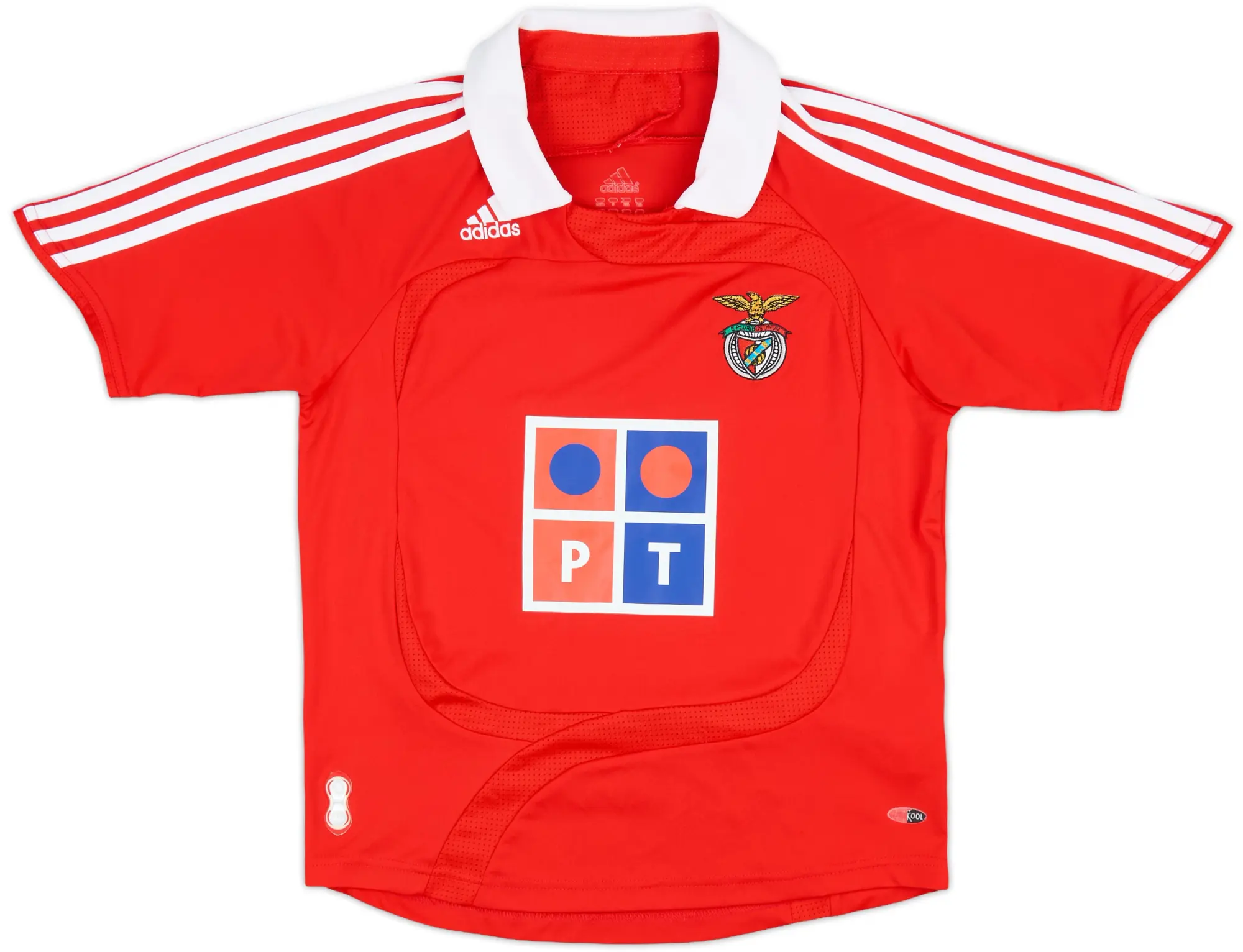 2007-08 Benfica Home Shirt - 8/10 - (S.Boys)