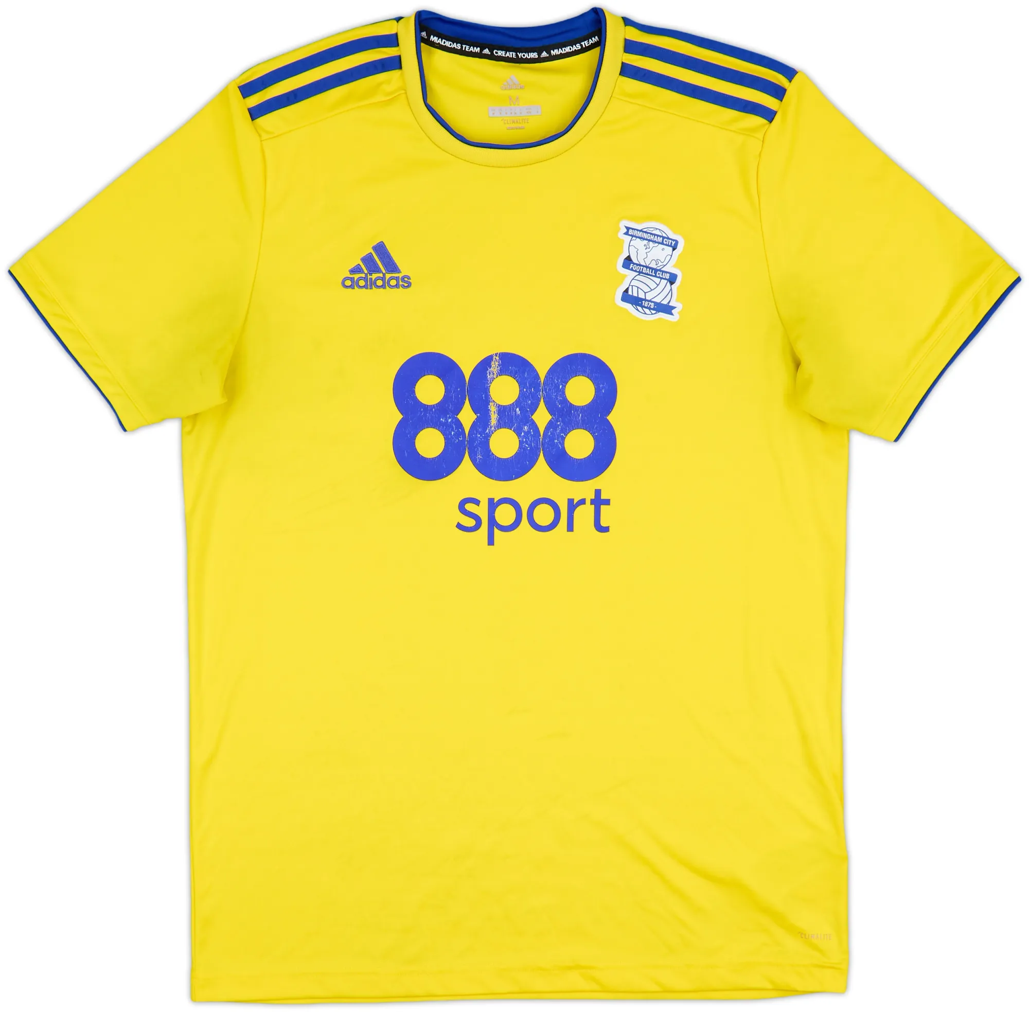 adidas Birmingham City Mens SS Away Shirt 2018/19