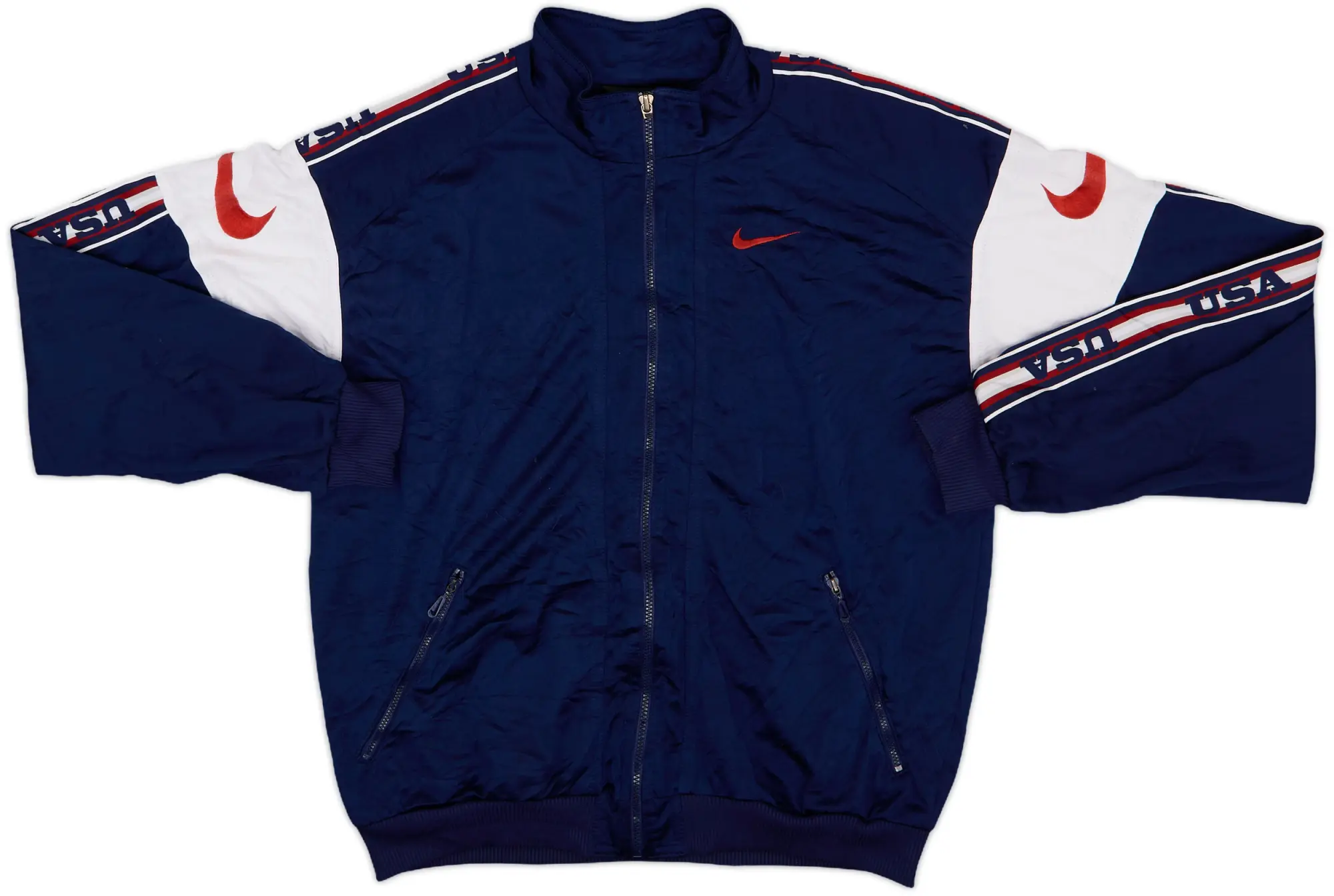 1996-98 USA Nike Track Jacket - 7/10 - (XL.Boys)