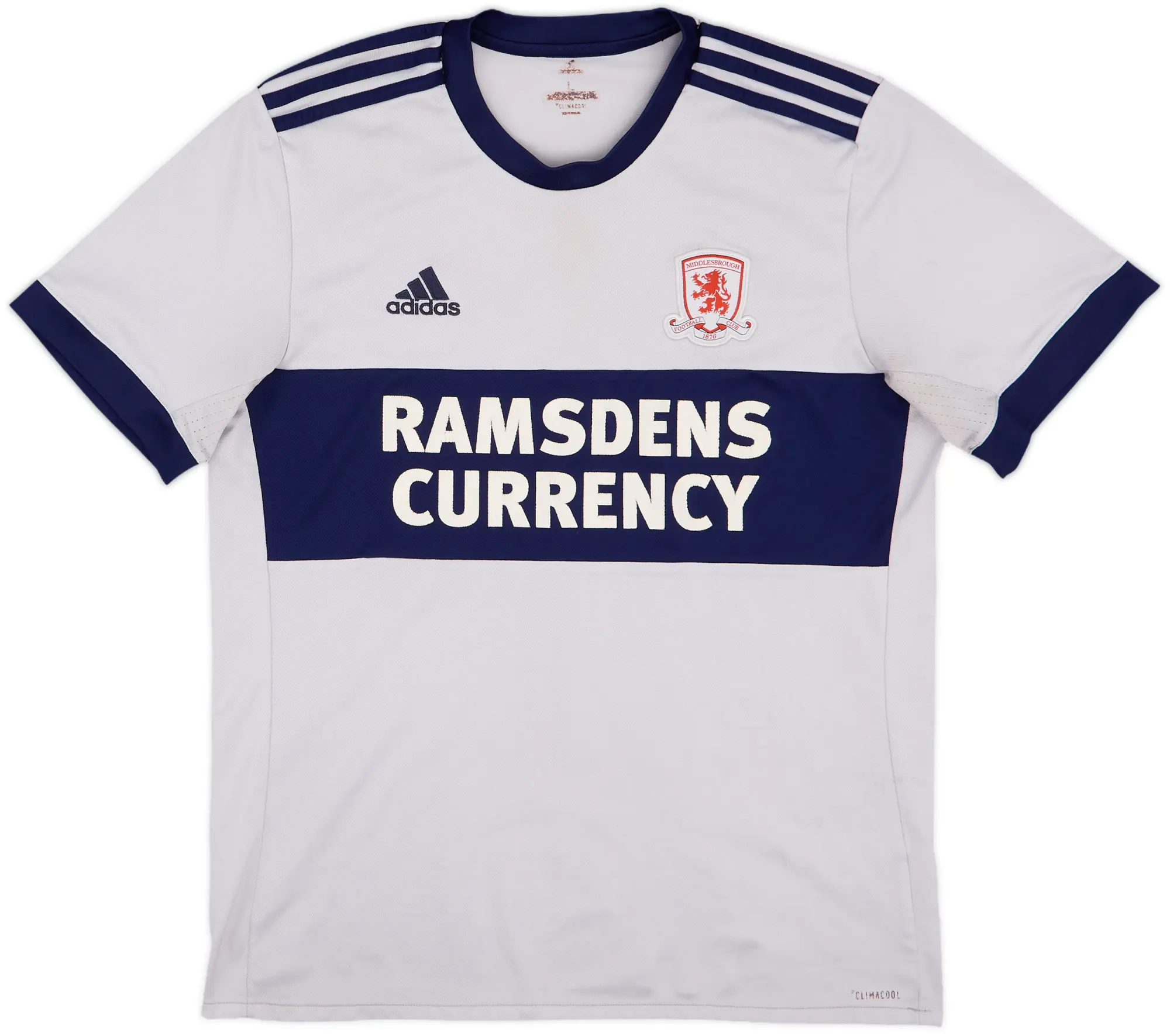 adidas Middlesbrough Mens SS Away Shirt 2017/18