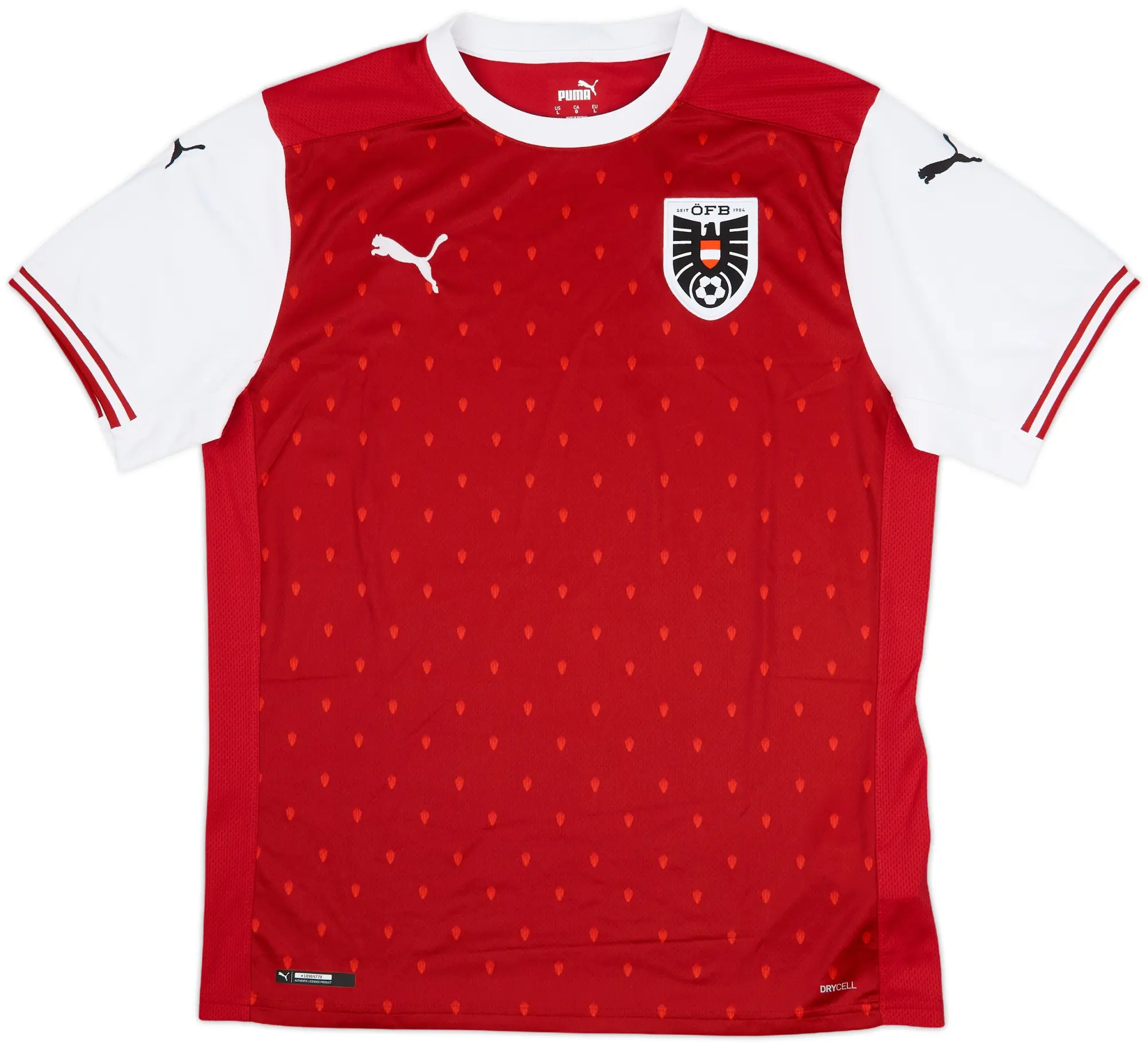 2020-22 Austria Home Shirt - 9/10 - (L)