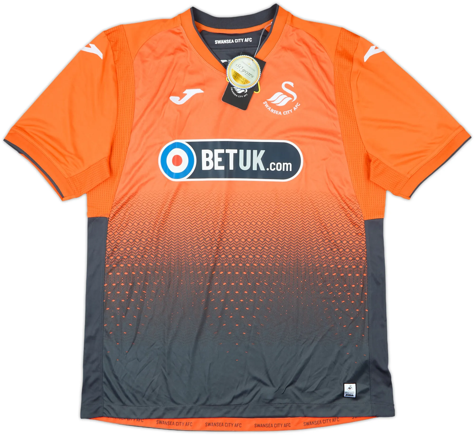 Joma Swansea City Mens SS Away Shirt 2018/19