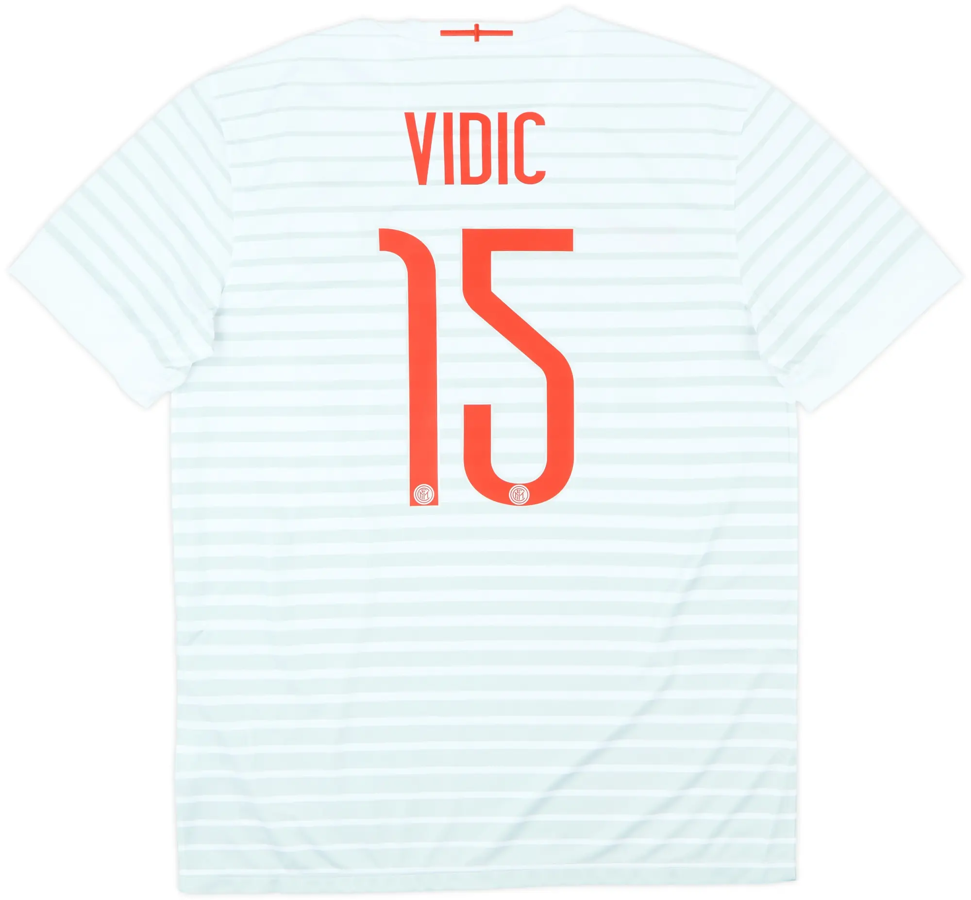2014-15 Inter Milan Away Shirt Vidic #15 (L)