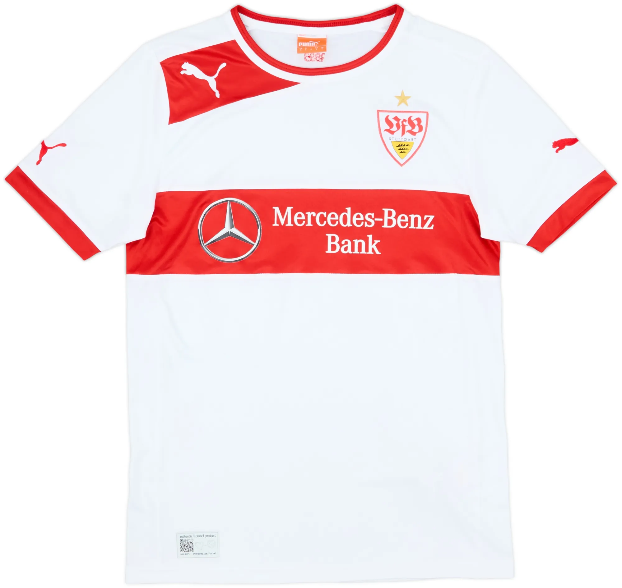 Puma Stuttgart Mens SS Home Shirt 2012/13